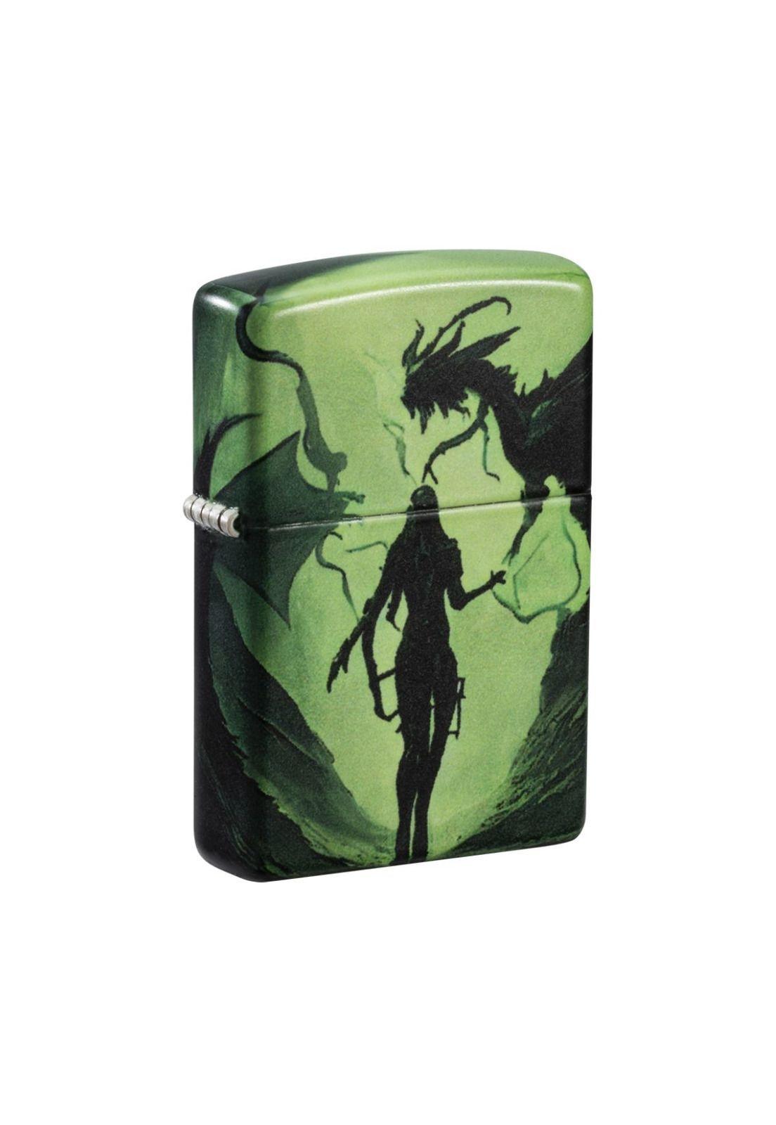 Encendedor Zippo Glowing Dragon Verde ZP46130-4
