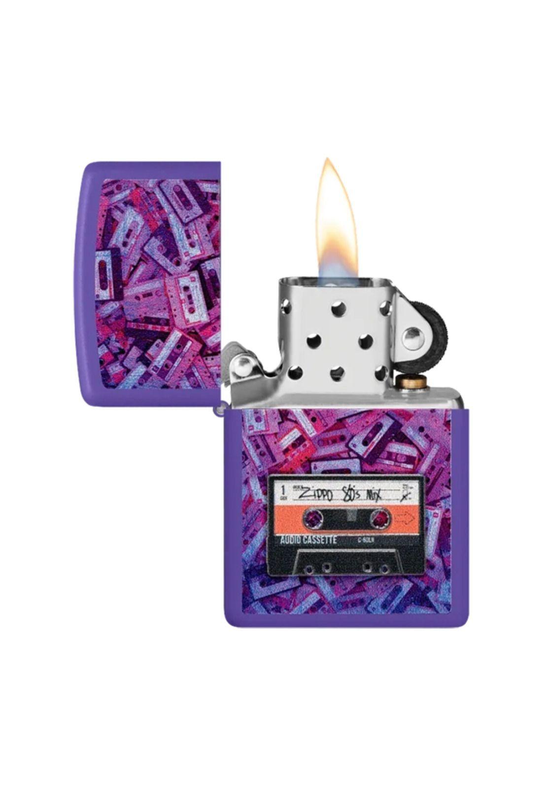 Encendedor Zippo 80s Cassette Tape Morado ZP48521-1