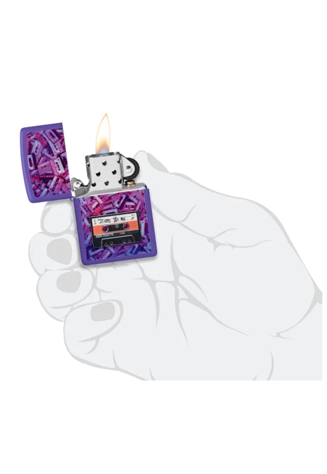 Encendedor Zippo 80s Cassette Tape Morado ZP48521-4