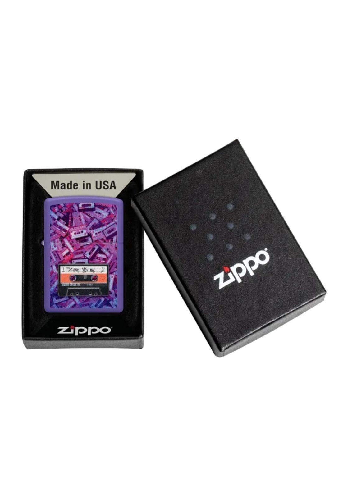 Encendedor Zippo 80s Cassette Tape Morado ZP48521-5