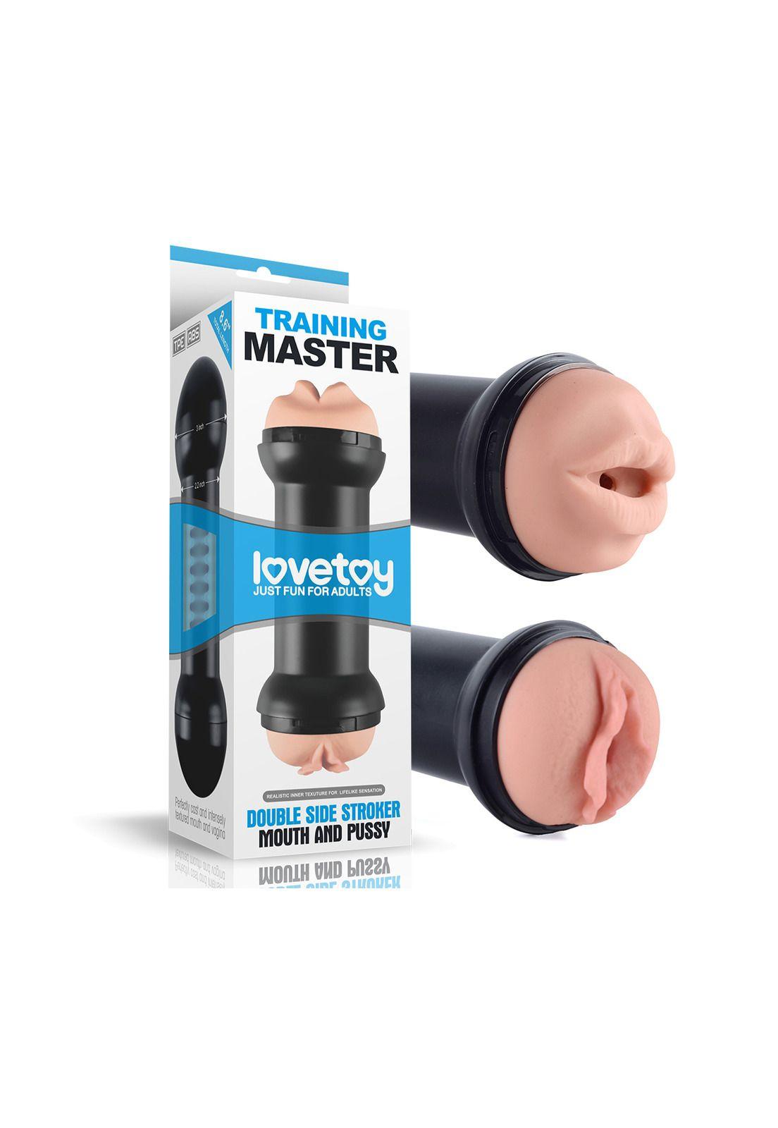 Masturbador Masculino Doble Entrada Training Master Lovetoy-1