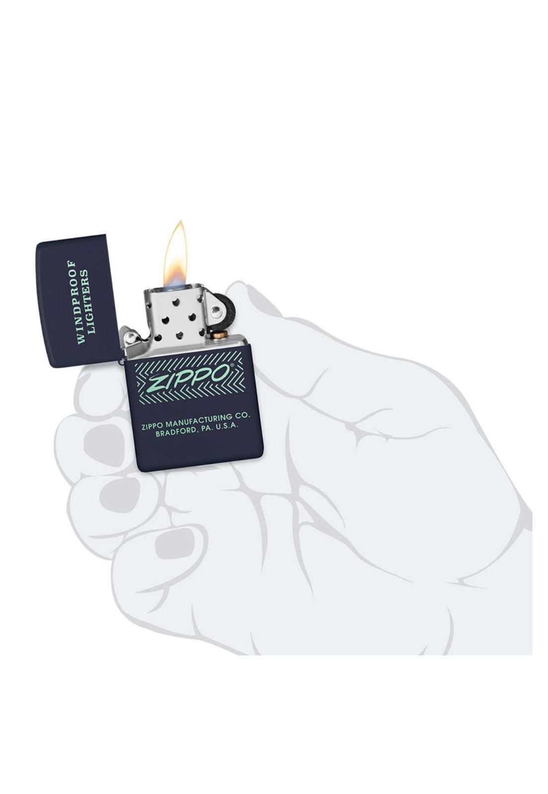 Encendedor Zippo Windproof Lighter Design Azul ZP48708-3