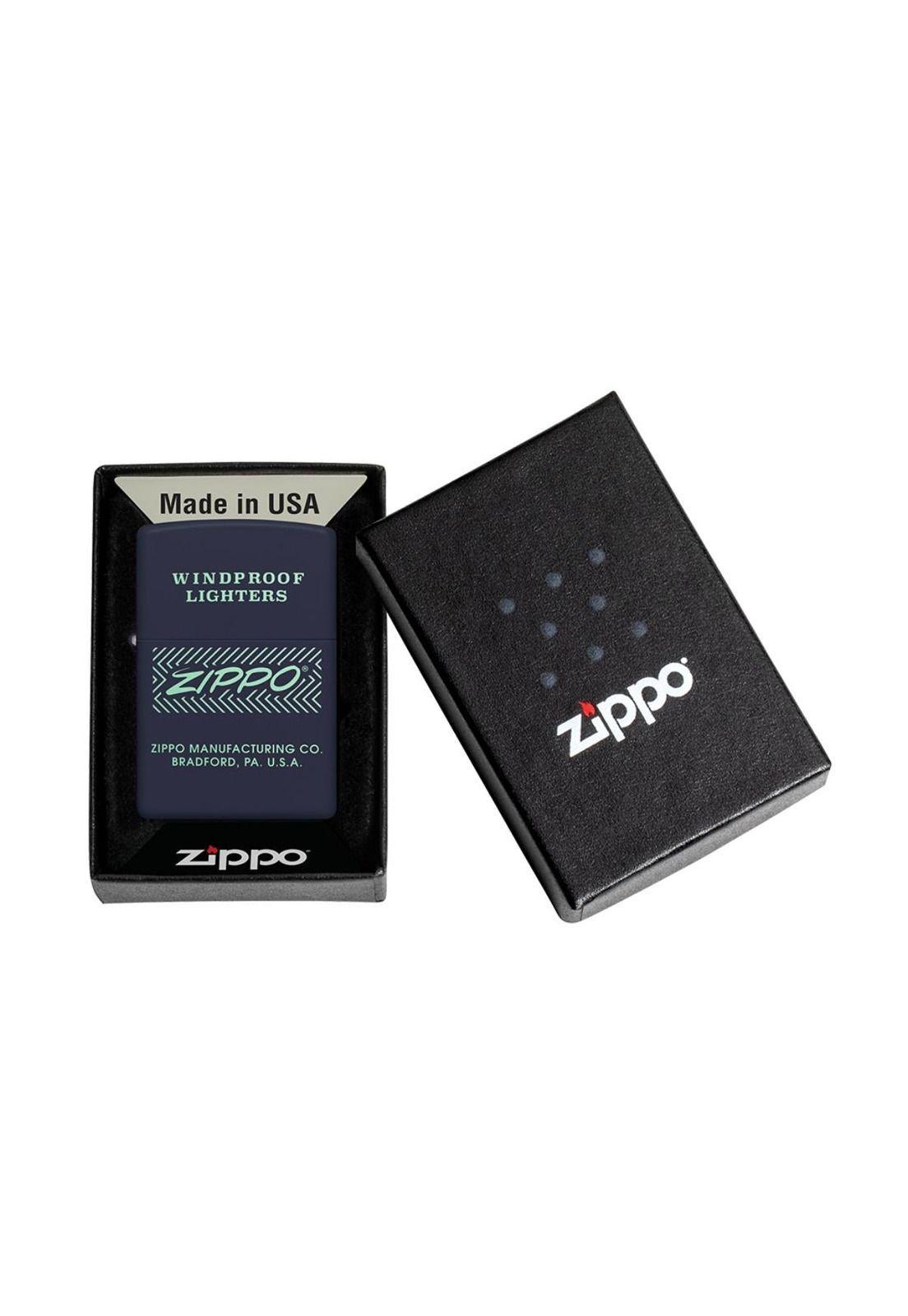 Encendedor Zippo Windproof Lighter Design Azul ZP48708-4