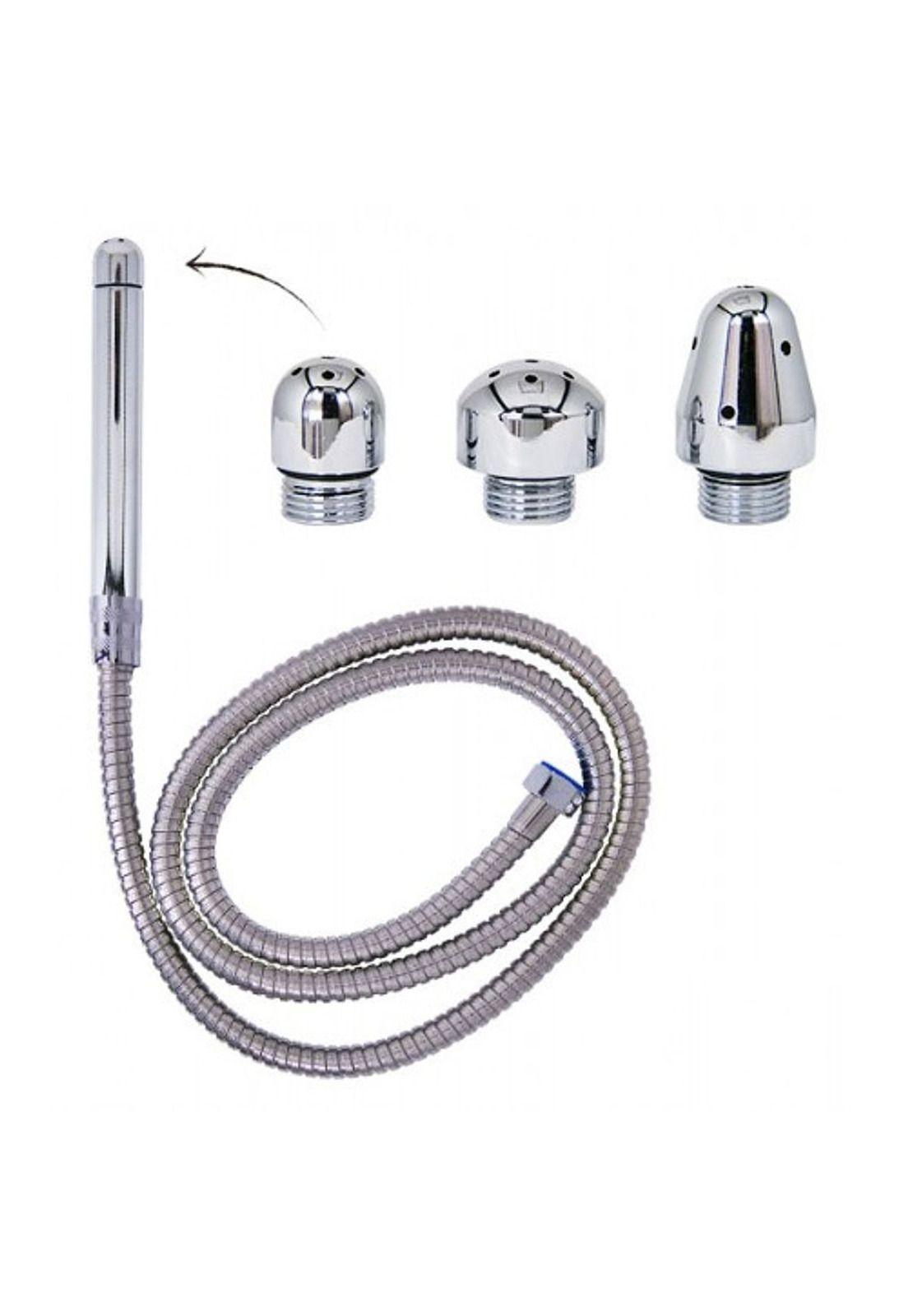 Ducha Anal Vaginal Enema Para Lavado Enjuague 3 Cabezales-5