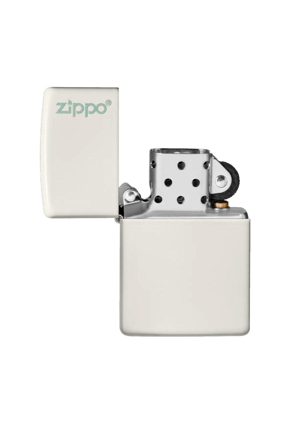 Encendedor Zippo Glow In Dark Logo Blanco ZP49193ZL (Talle:Tamaño Único)-3