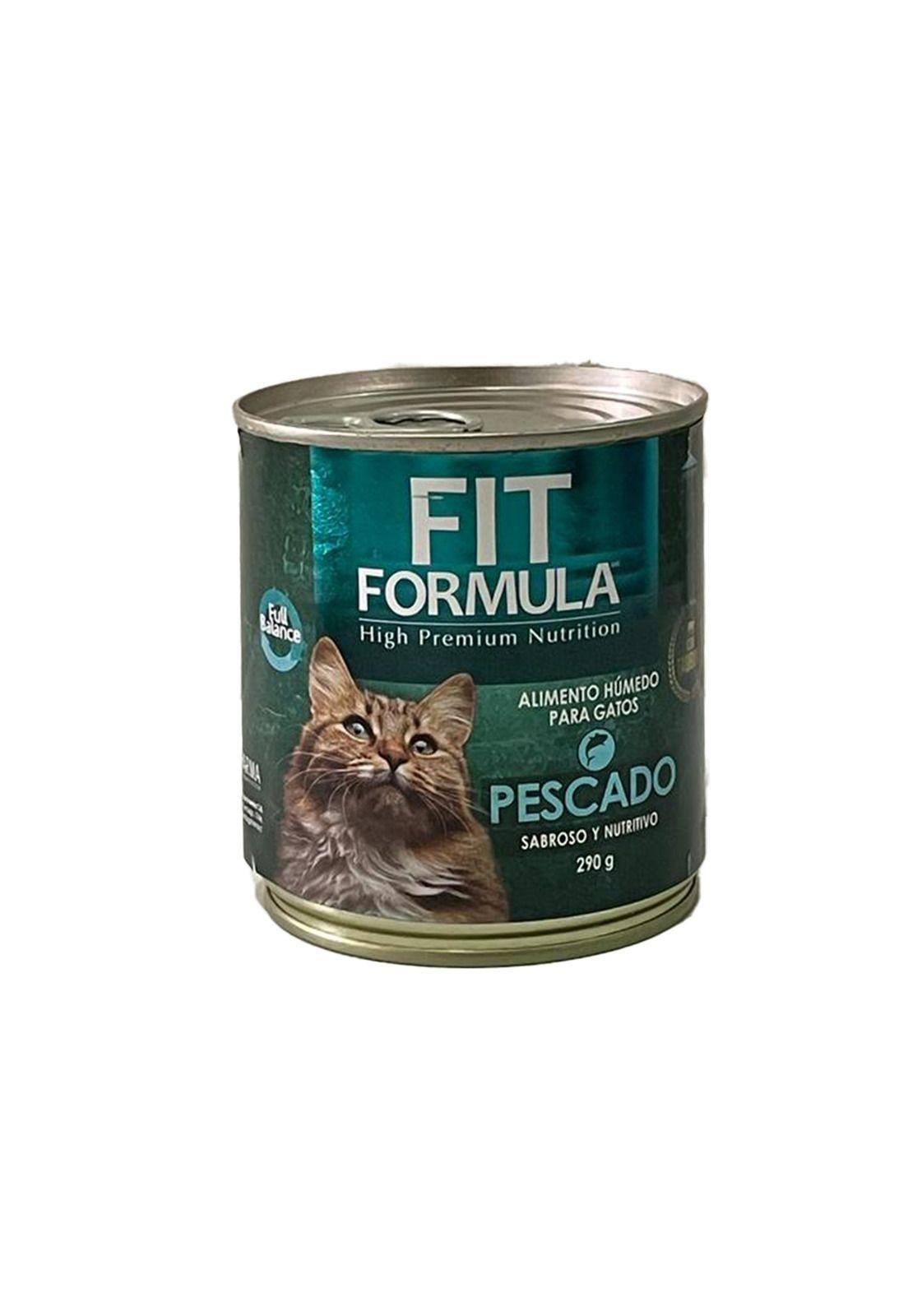 Alimento Humedo Para Gatos Sabor Pescado Fit Formula 290 G-0