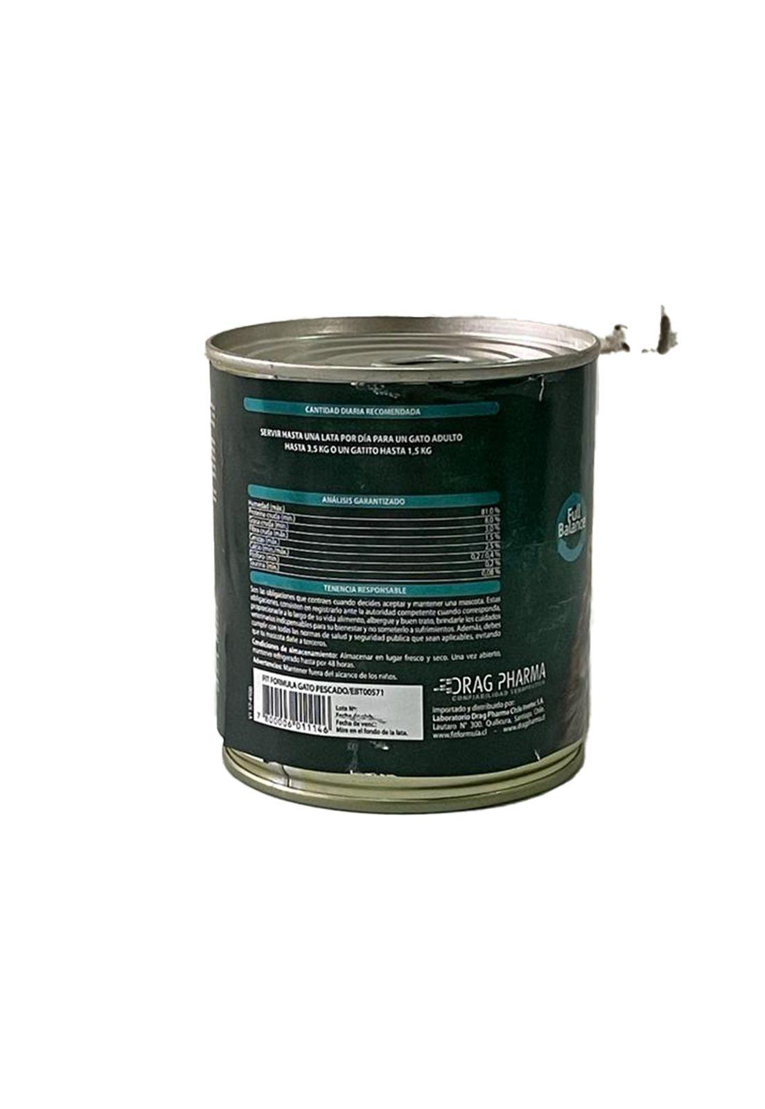 Alimento Humedo Para Gatos Sabor Pescado Fit Formula 290 G-1