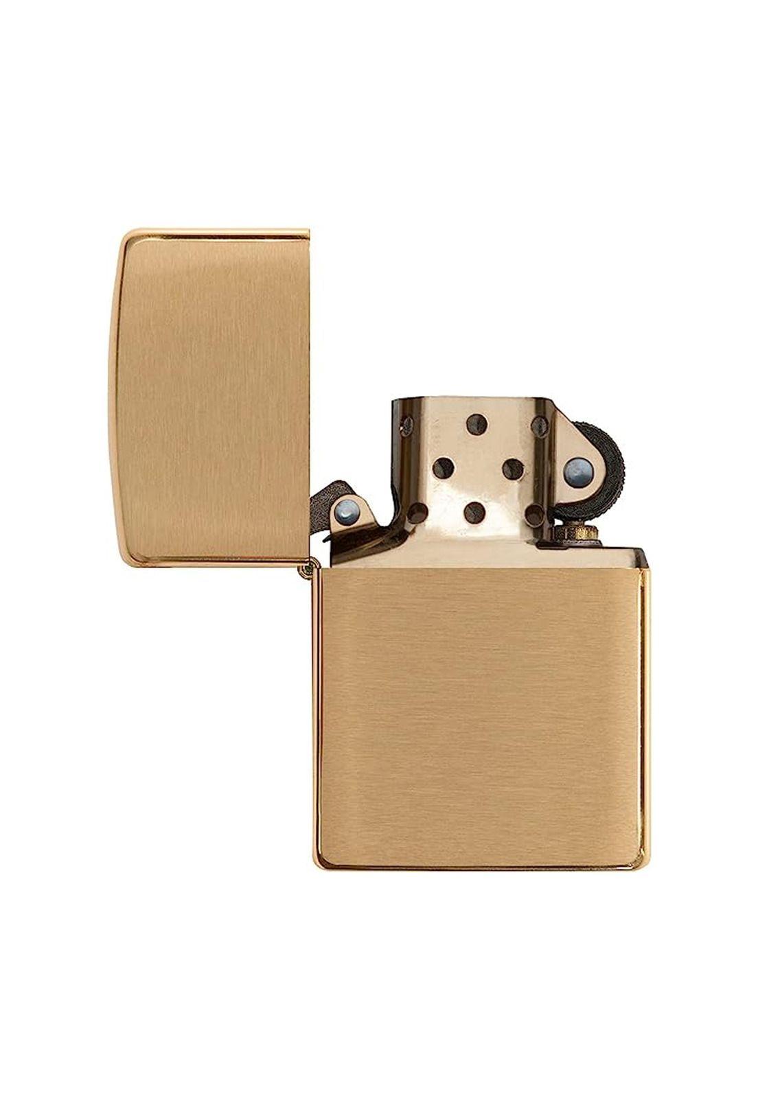 Encendedor Zippo Classic Brushed Brass Dorado ZP204B-3