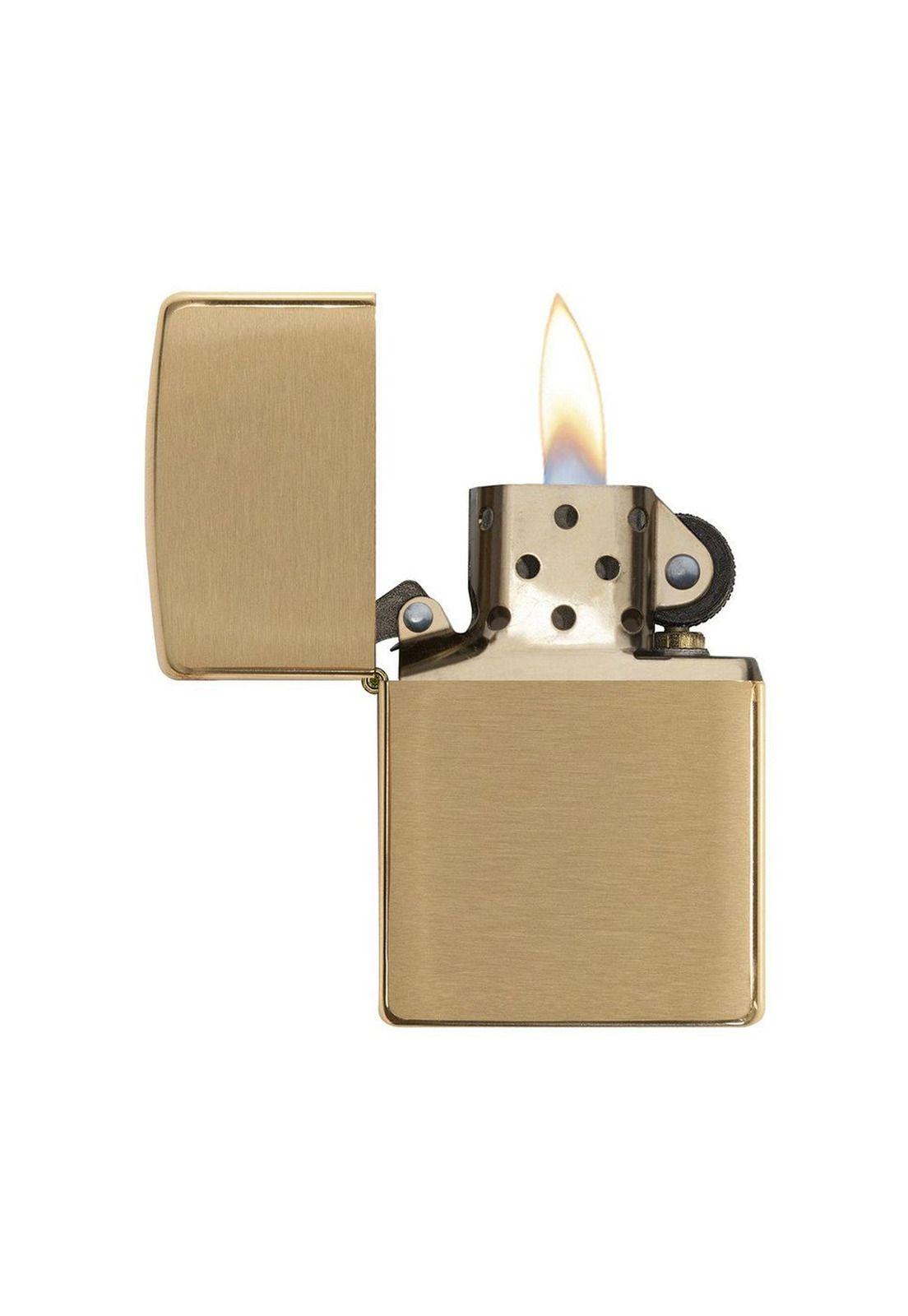 Encendedor Zippo Classic Brushed Brass Dorado ZP204B-2
