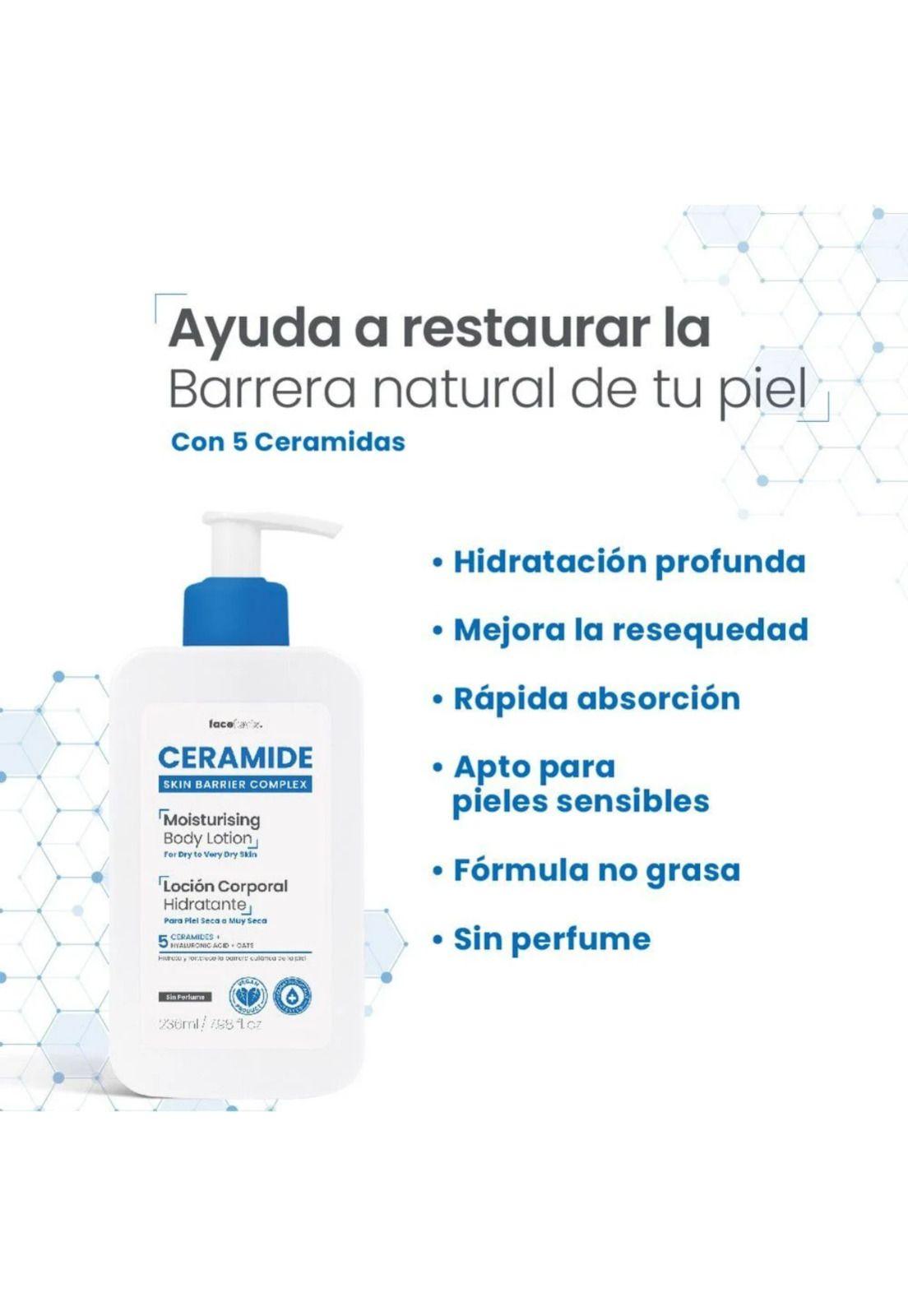 Locion Corporal Hidratante Piel Seca a Muy Seca 236ml Ceramide-2
