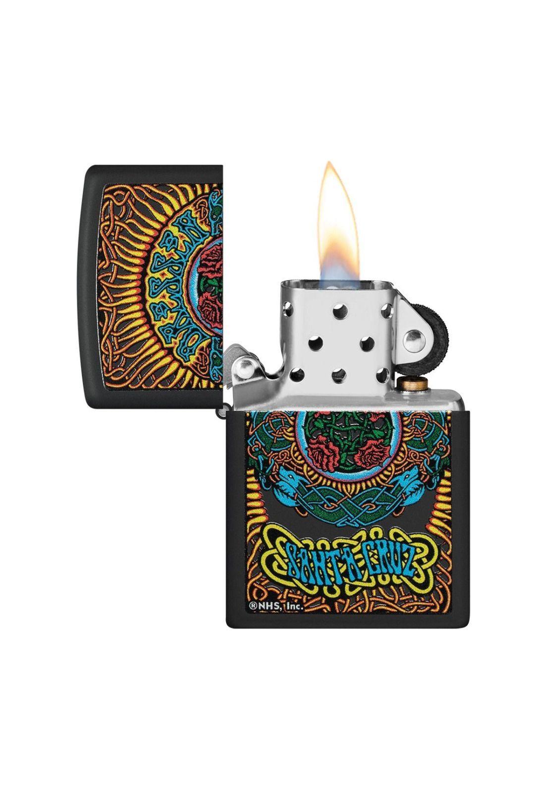 Encendedor Zippo Santa Cruz Negro ZP48742-1