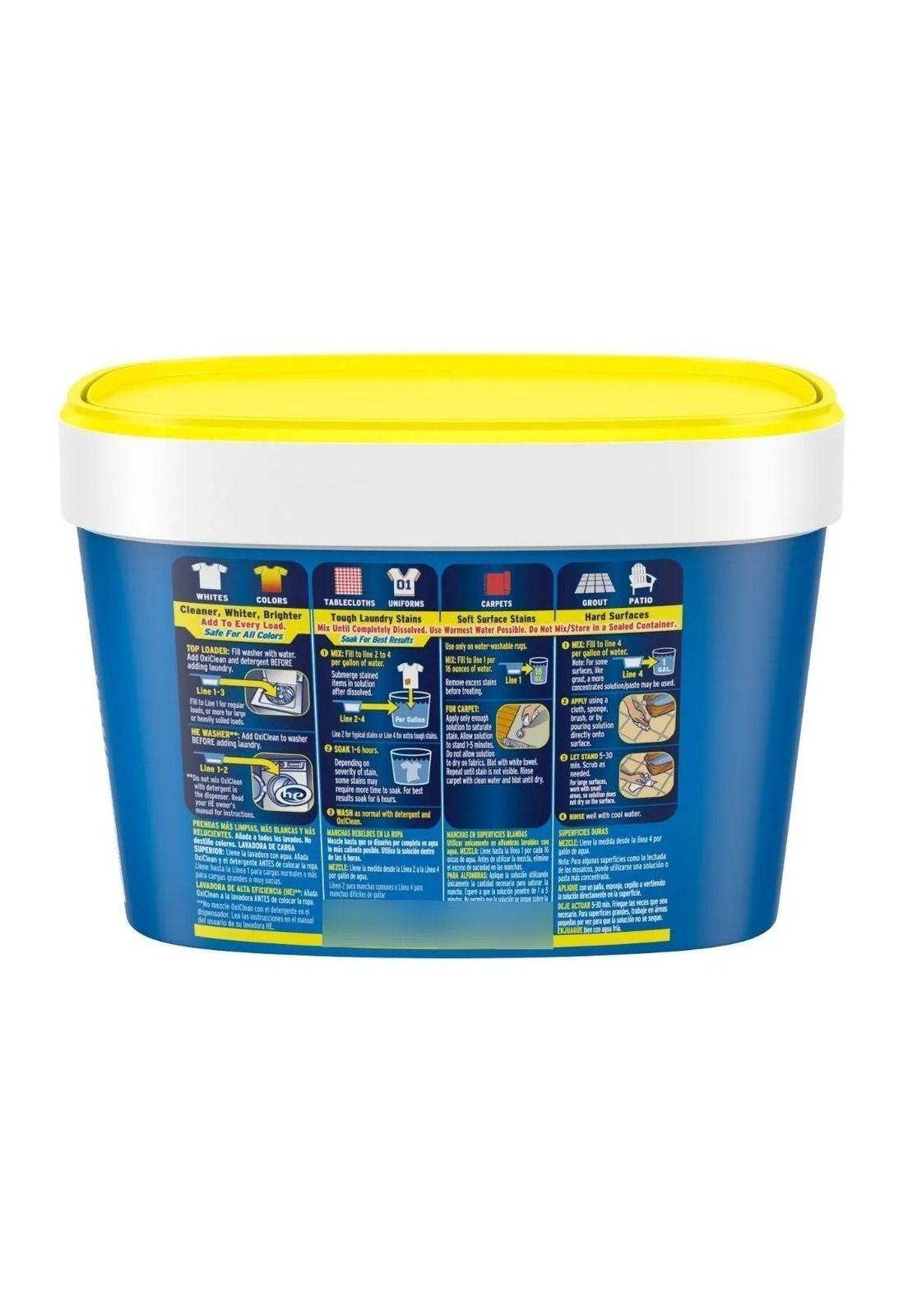 Quitamanchas En Polvo Oxiclean Versatile 1.36 Kg 65 Cargas-2