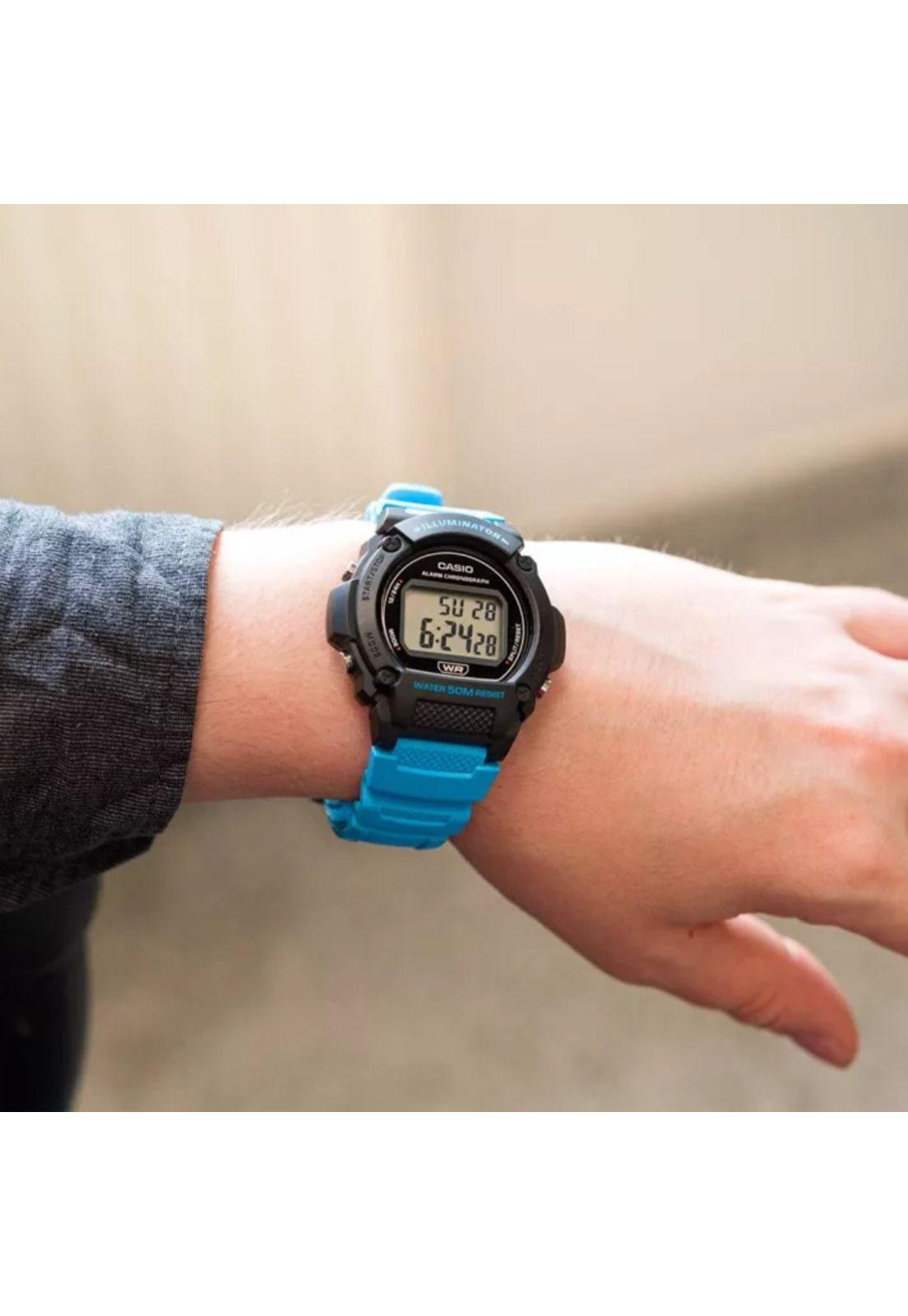 Reloj Hombre Casio Digital W-219H-2A2VDF-2