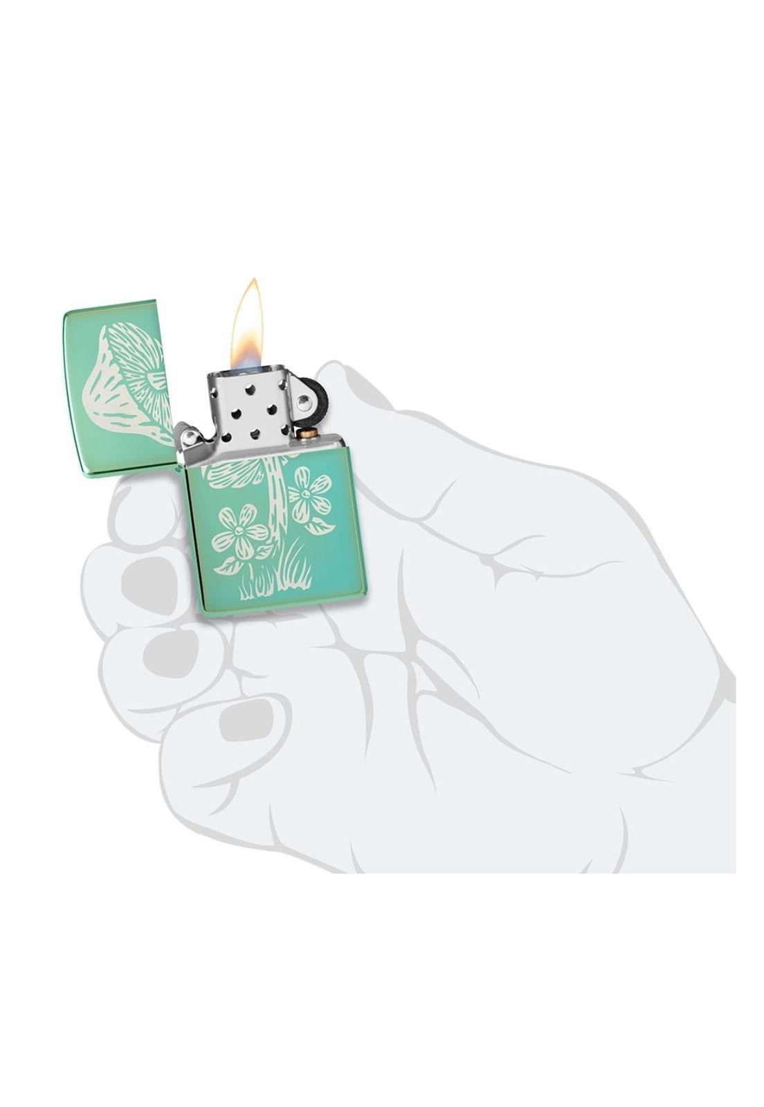 Encendedor Zippo Mushroom Design Verde ZP46178-4