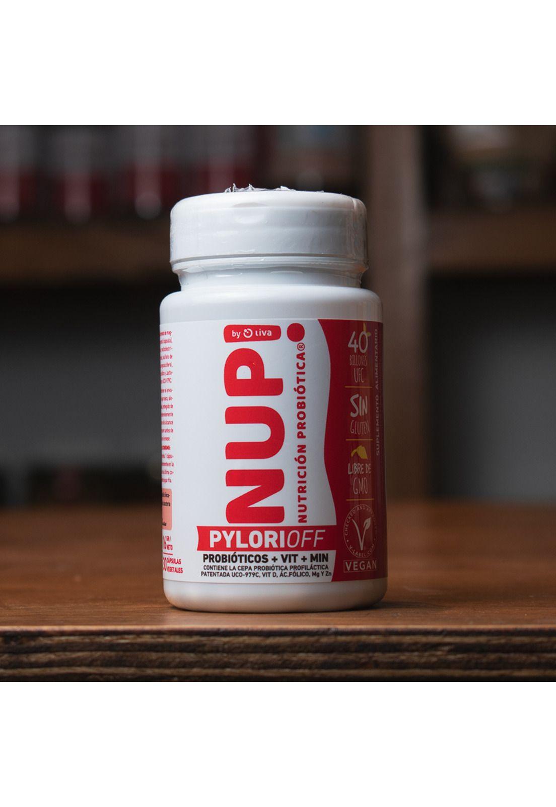Probiótico Pylorioff + Vitaminas + Minerales 30 Cap NUP-2