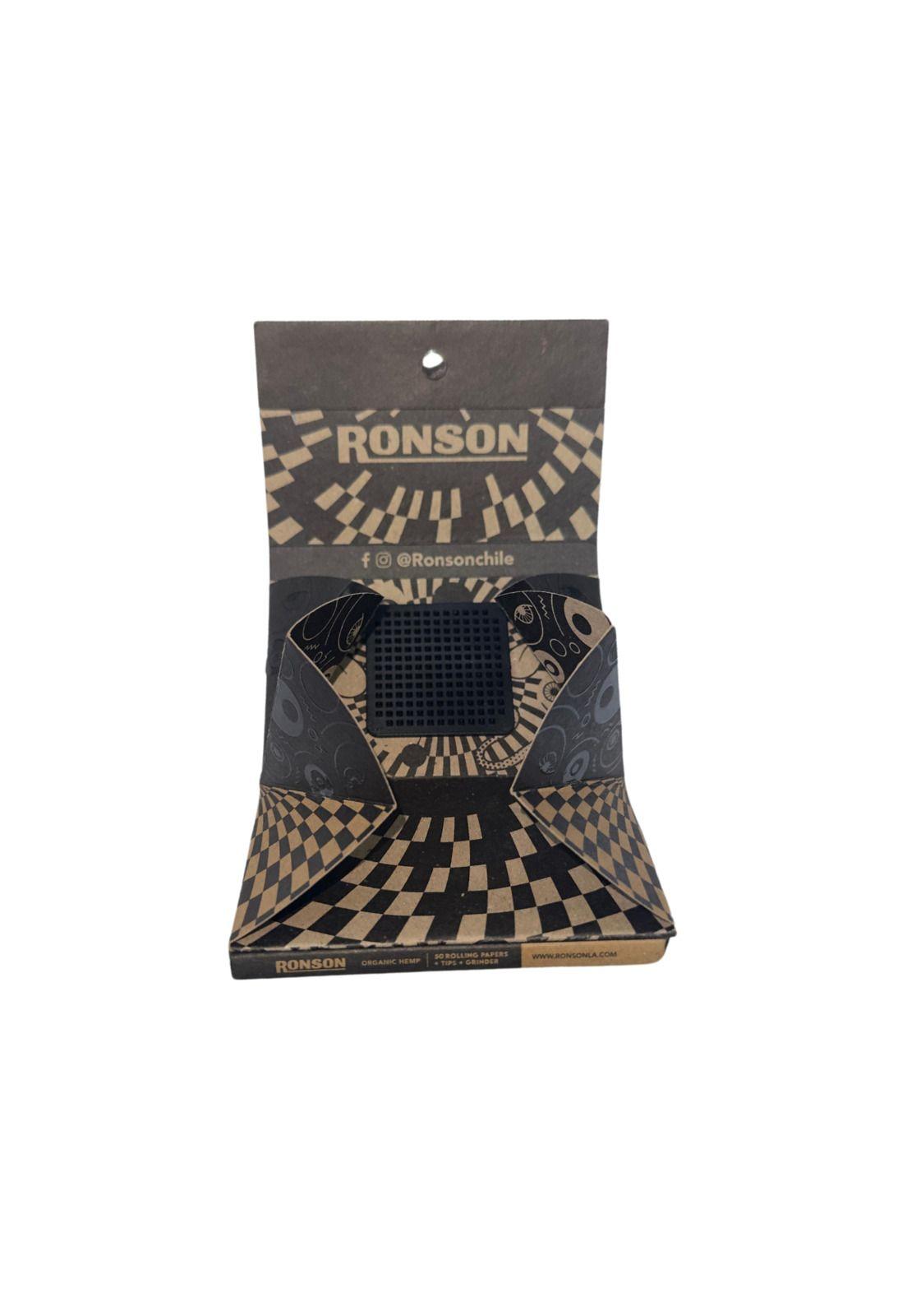 Papelillo Ronson Display Organic + Tips + Moledor 15 kits-2