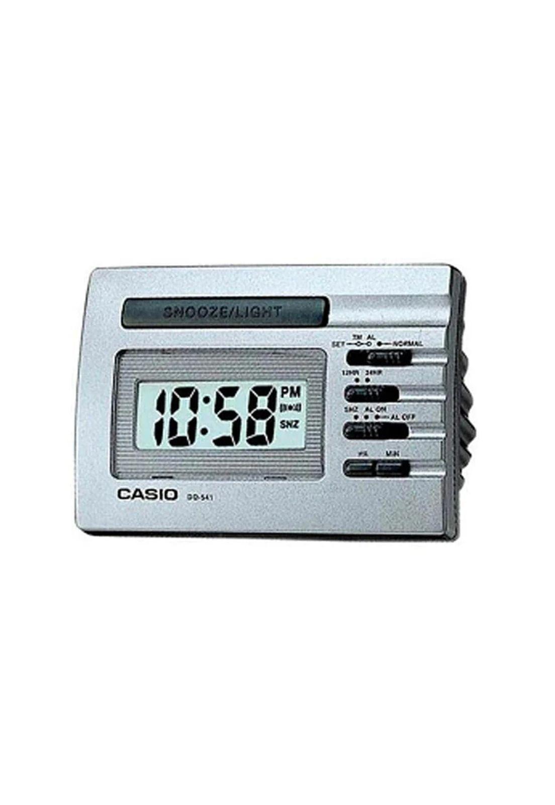 Reloj Despertador Digital Casio Plateado DQ-541D-8-0