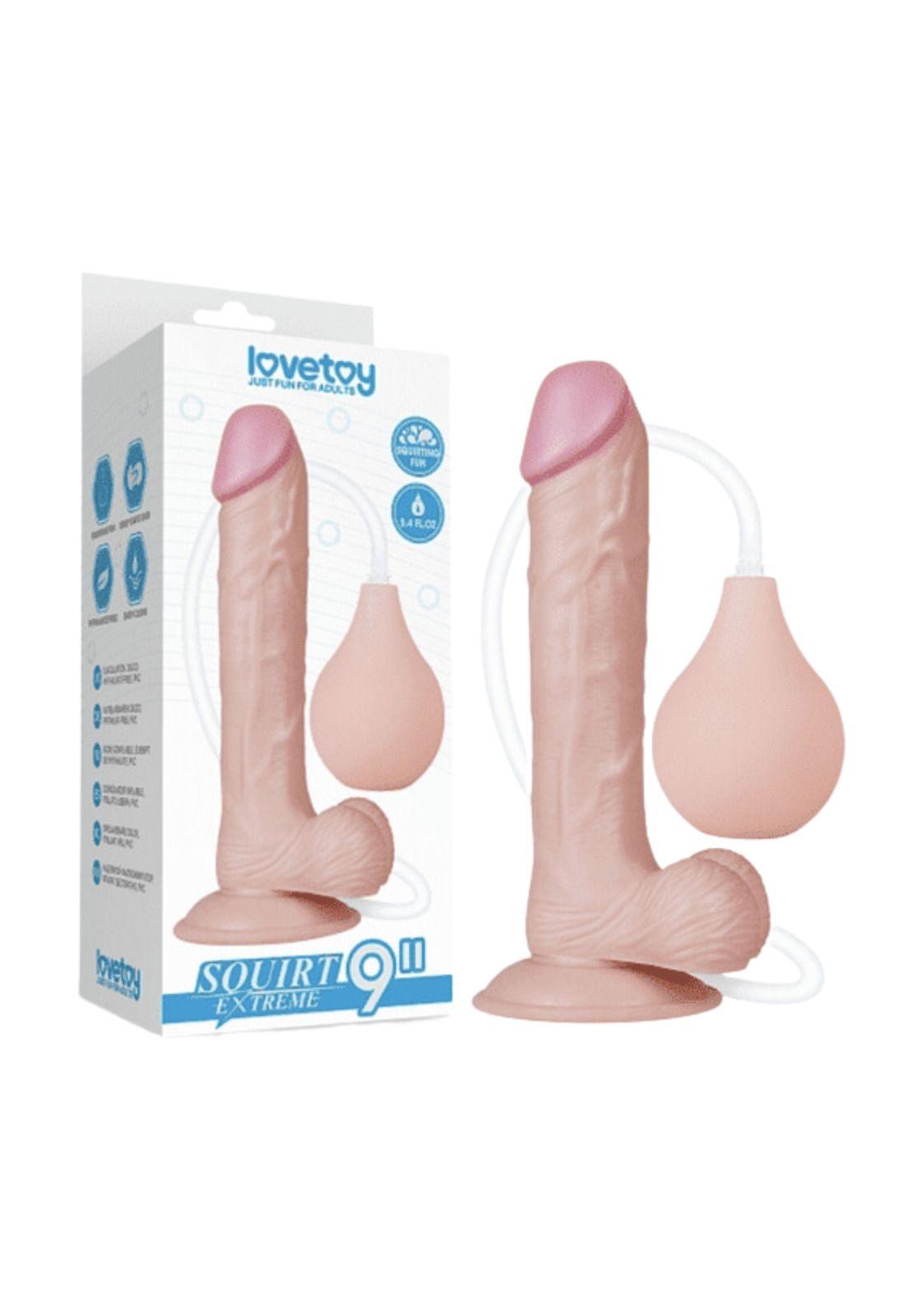 Dildo Consolador Eyaculador Squirt Extreme 22cm Lovetoy-1