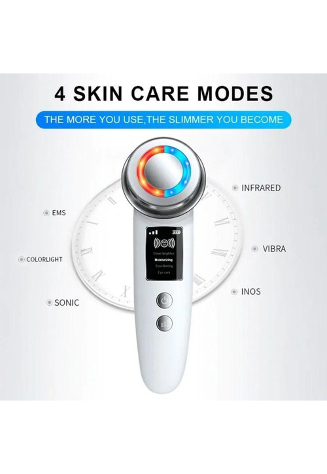 Masajeador Ultrasónico Cavitación 4 En 1 Limpieza Facial-2