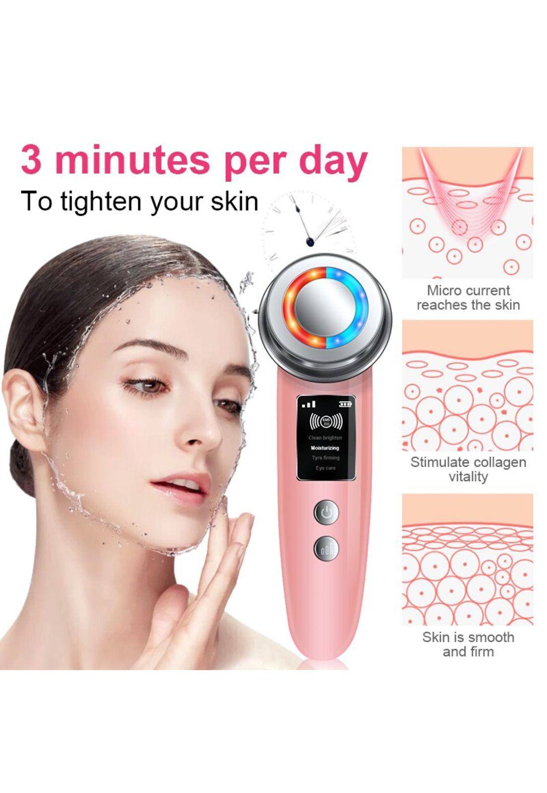 Masajeador Ultrasónico Cavitación 4 En 1 Limpieza Facial-5