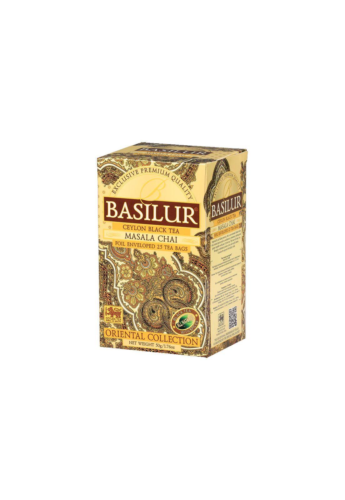 Te Negro Basilur Masala Chai Caja 25 bolsas-2