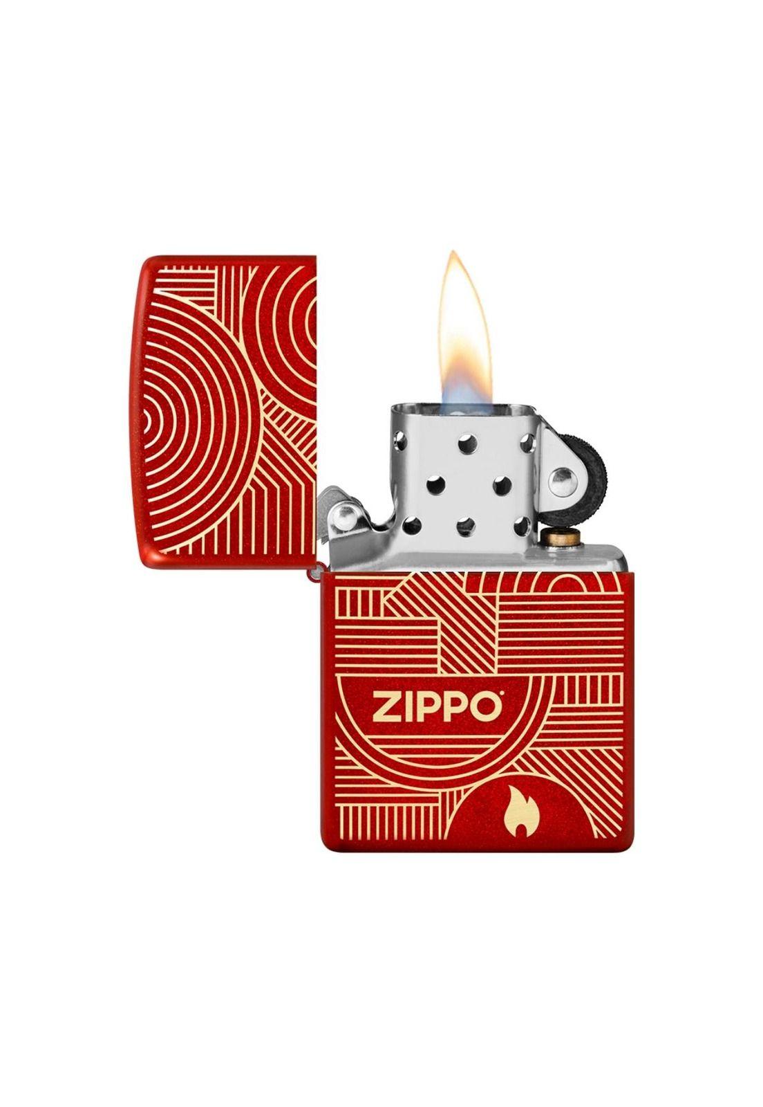 Encendedor Zippo Abstract Lines Design Rojo ZP48705-1