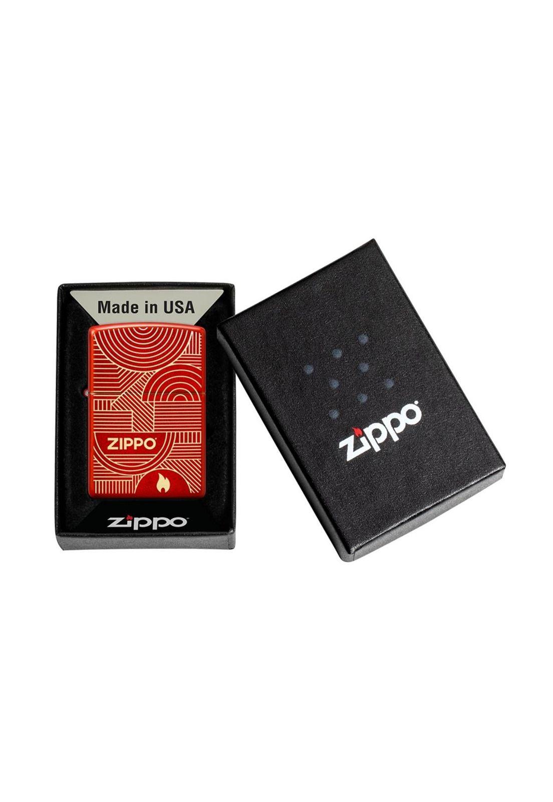 Encendedor Zippo Abstract Lines Design Rojo ZP48705-4