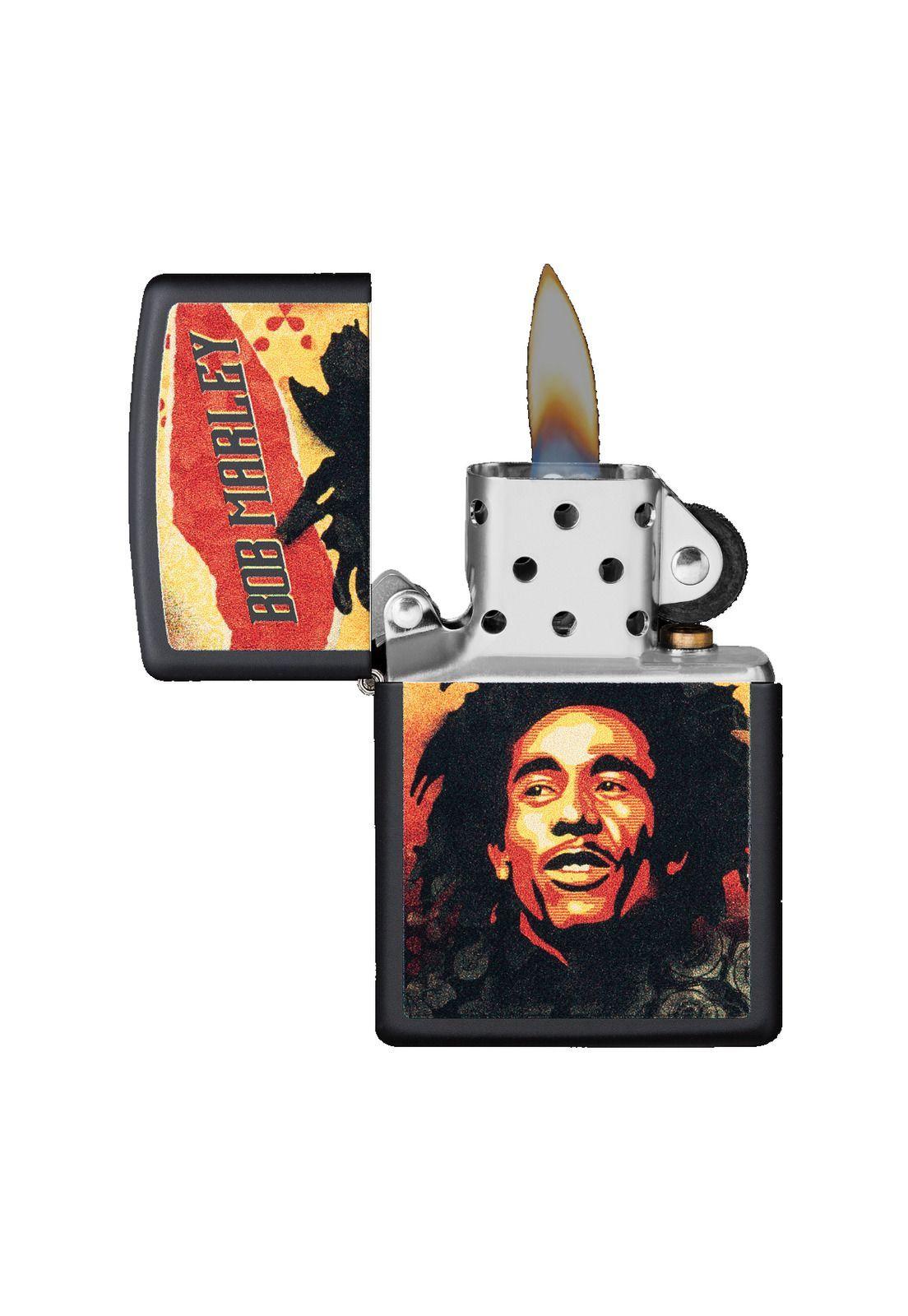 Encendedor Zippo Bob Marley Design Negro ZP49154-1