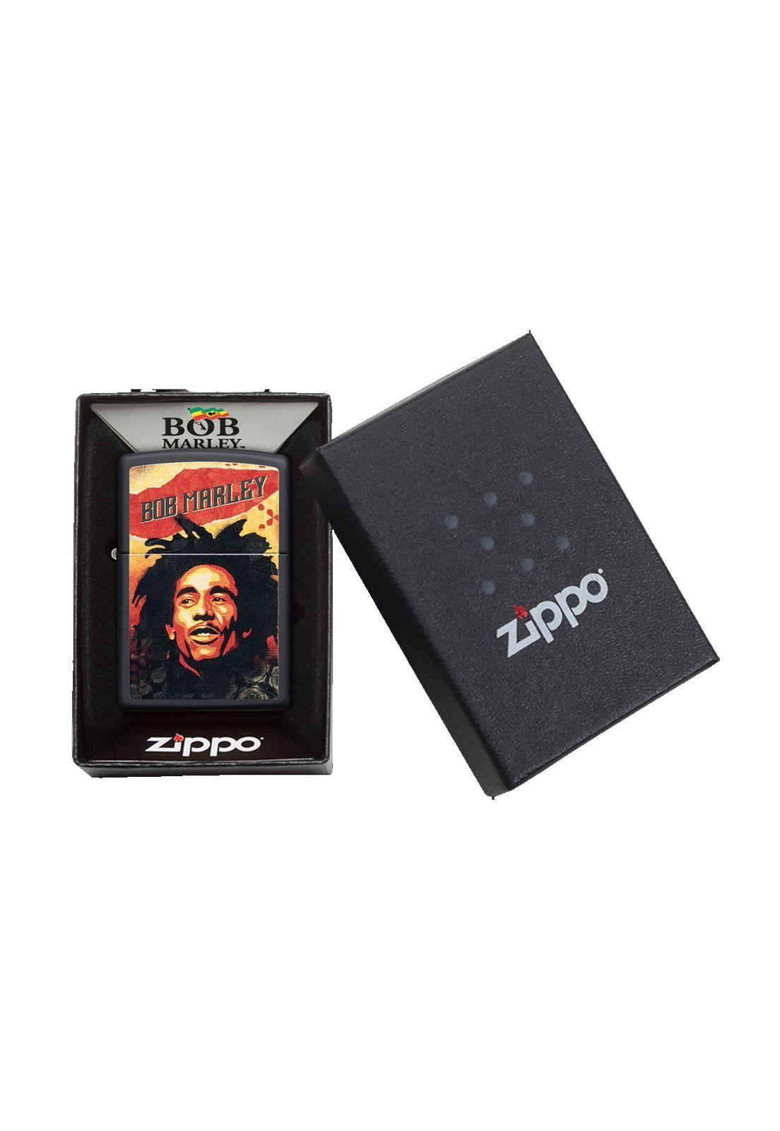 Encendedor Zippo Bob Marley Design Negro ZP49154-4