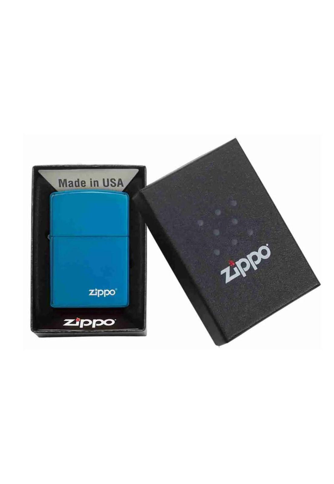 Encendedor Zippo Lasered Logo Azul ZP20446ZL (Talle:Tamaño Único)-3