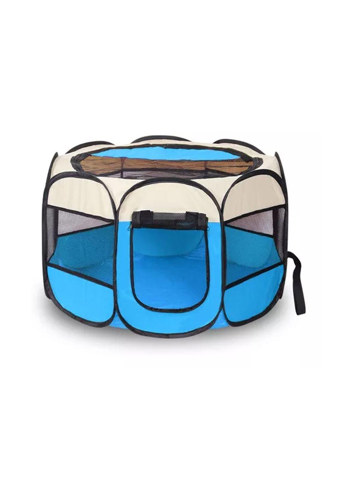 Corral para Mascota Perro Gato Roedores Talla L Azul-0