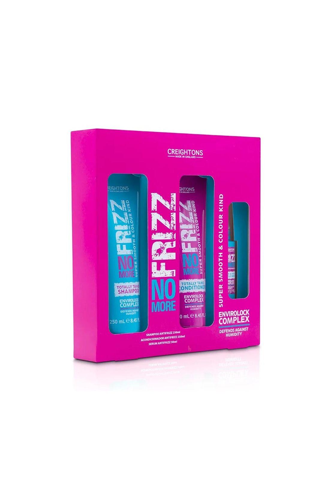 Shampoo +  Acondicionador + Serum No More Frizz Creightons -0