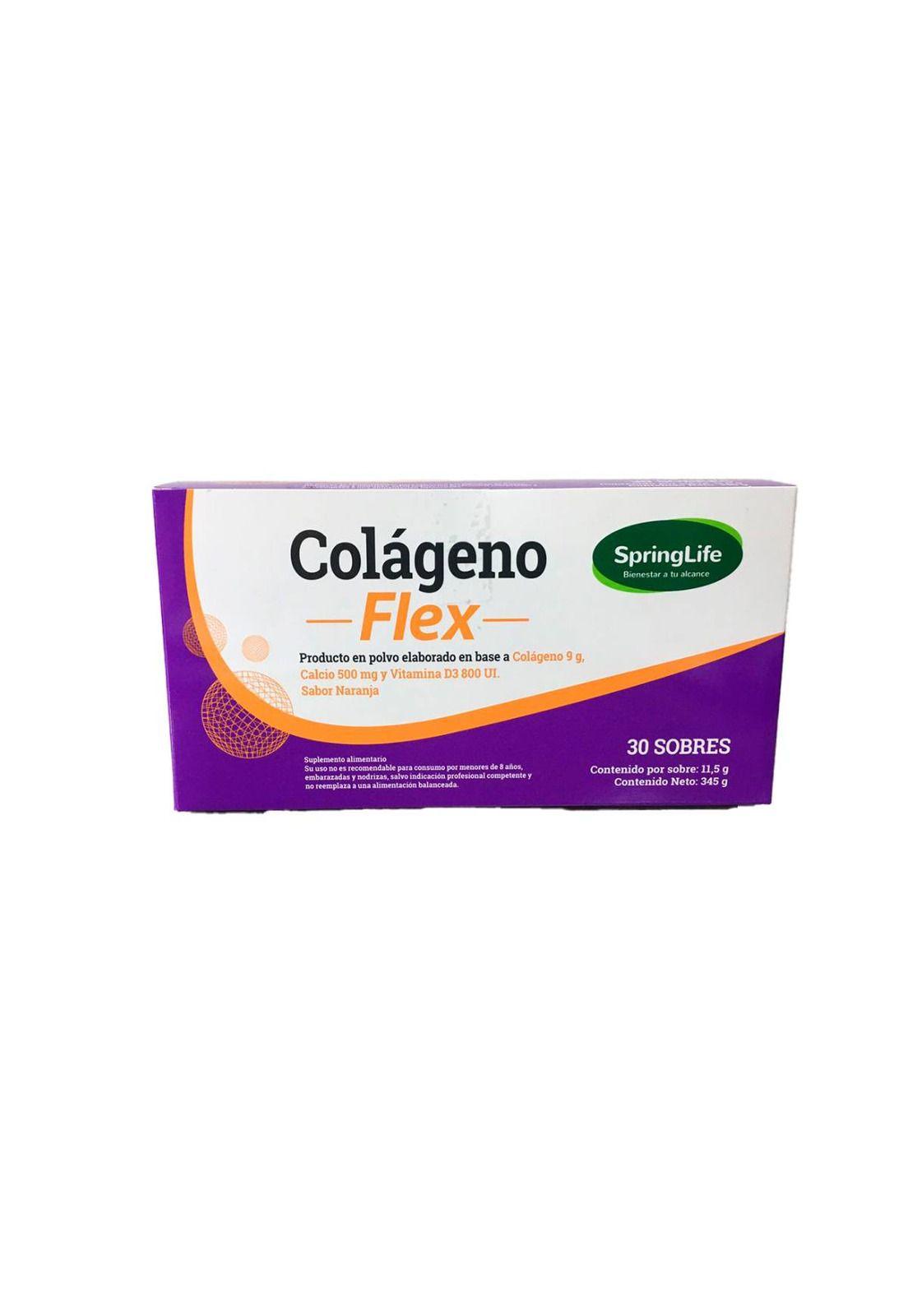 Colageno Hidrolizado Springlife Flex 30 Sobres-0