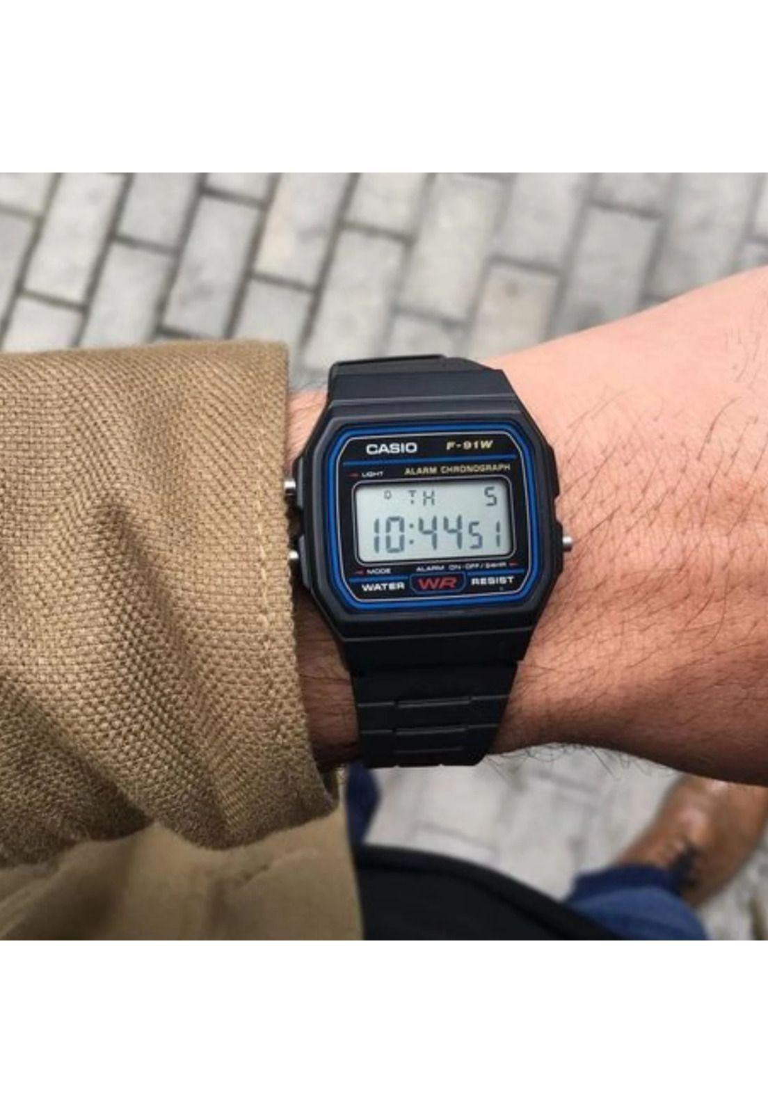 Reloj Casio Digital Unisex F-91W-1D-4
