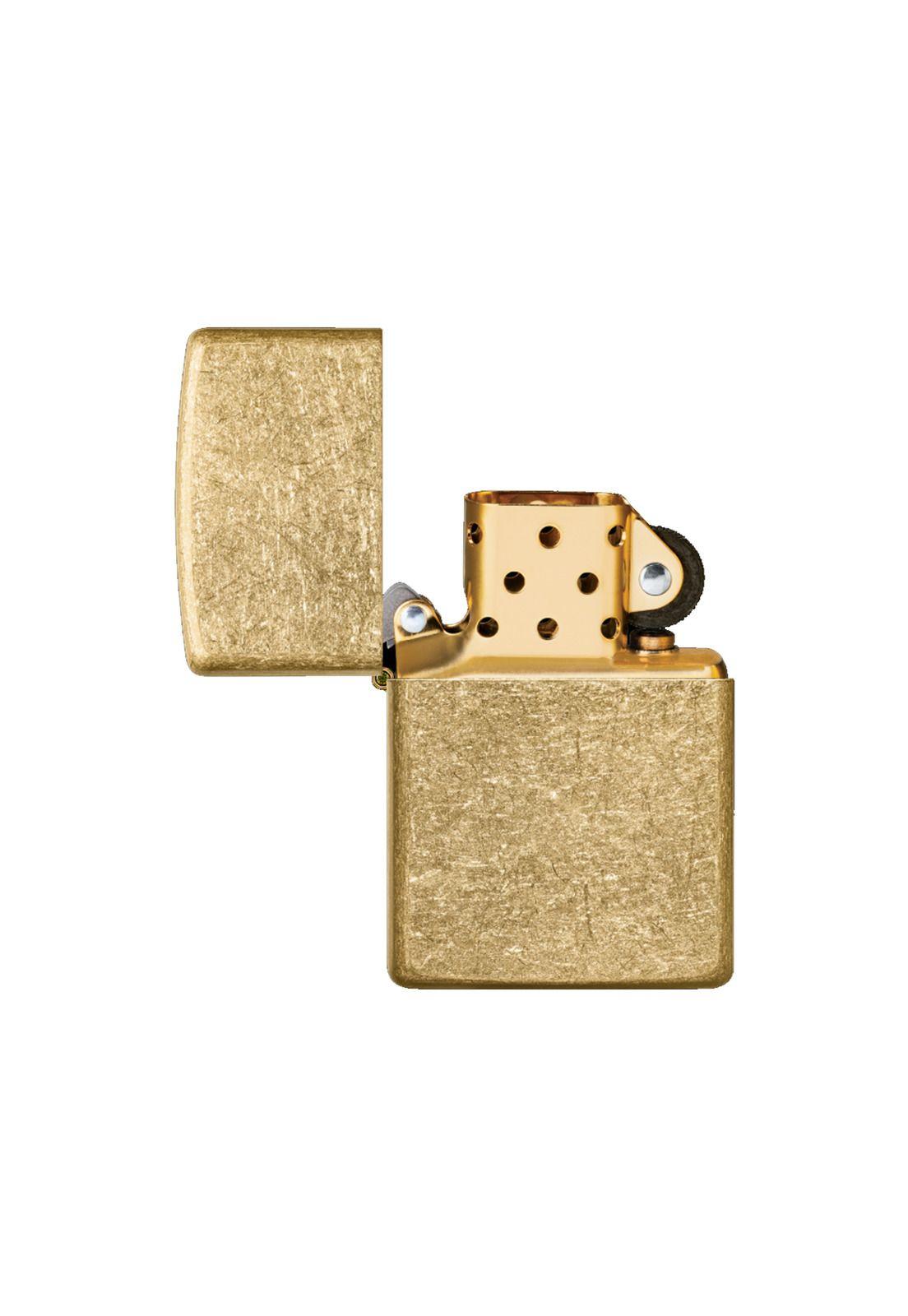 Encendedor Zippo Regular Tumbled Brass Dorado ZP49477-3