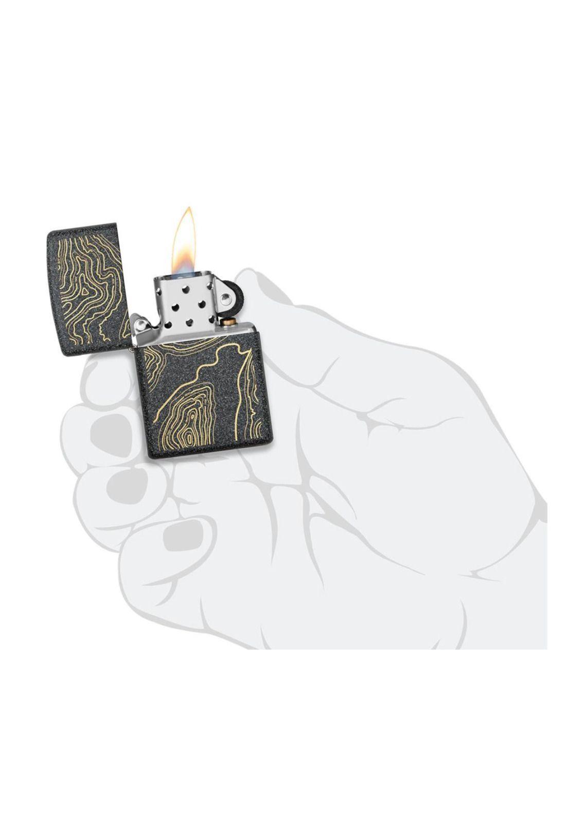 Encendedor Zippo Topo Map Design Gris ZP211.MP403572-2