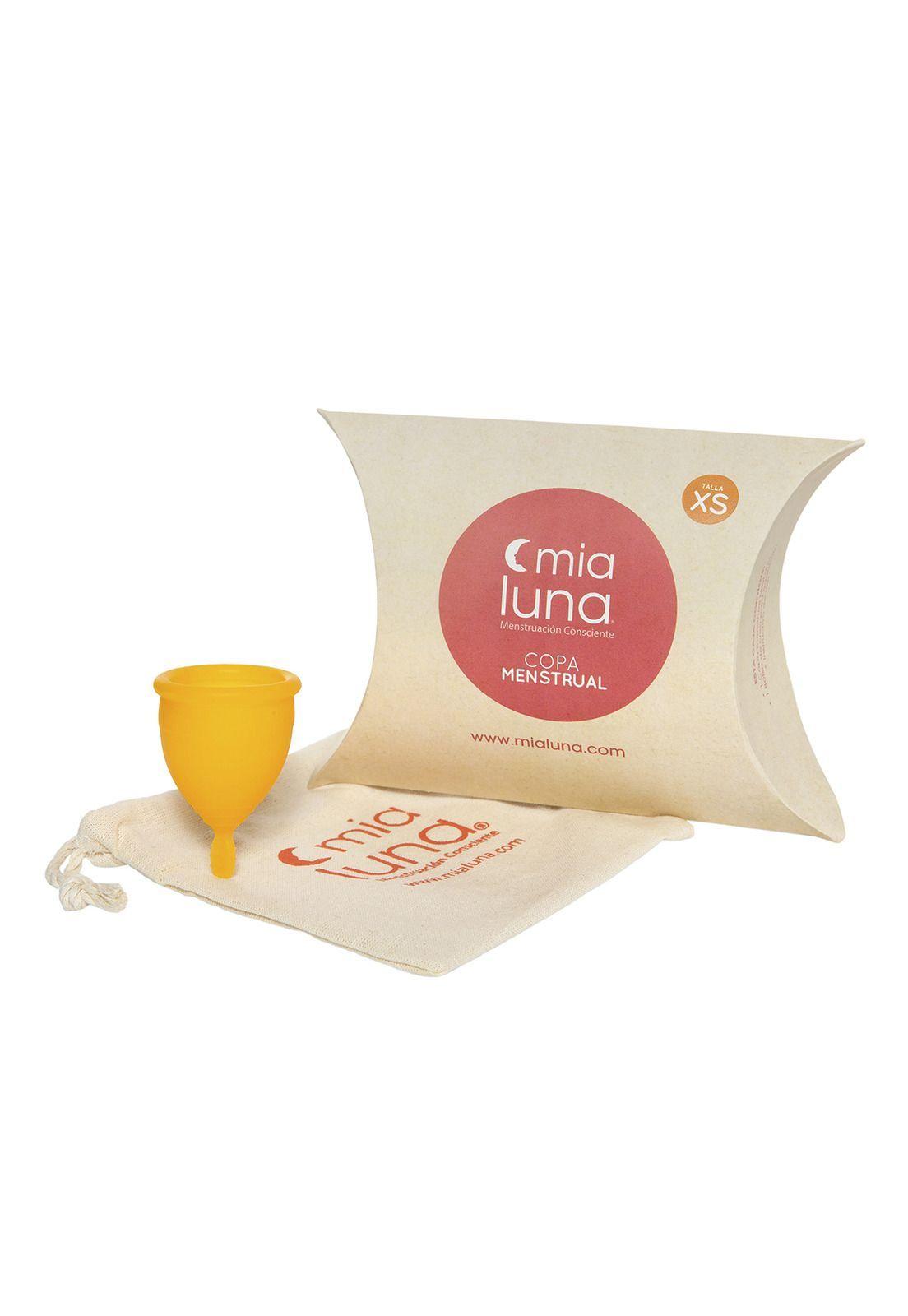 Copa Menstrual Mia Luna Naranja Talla Xs-0