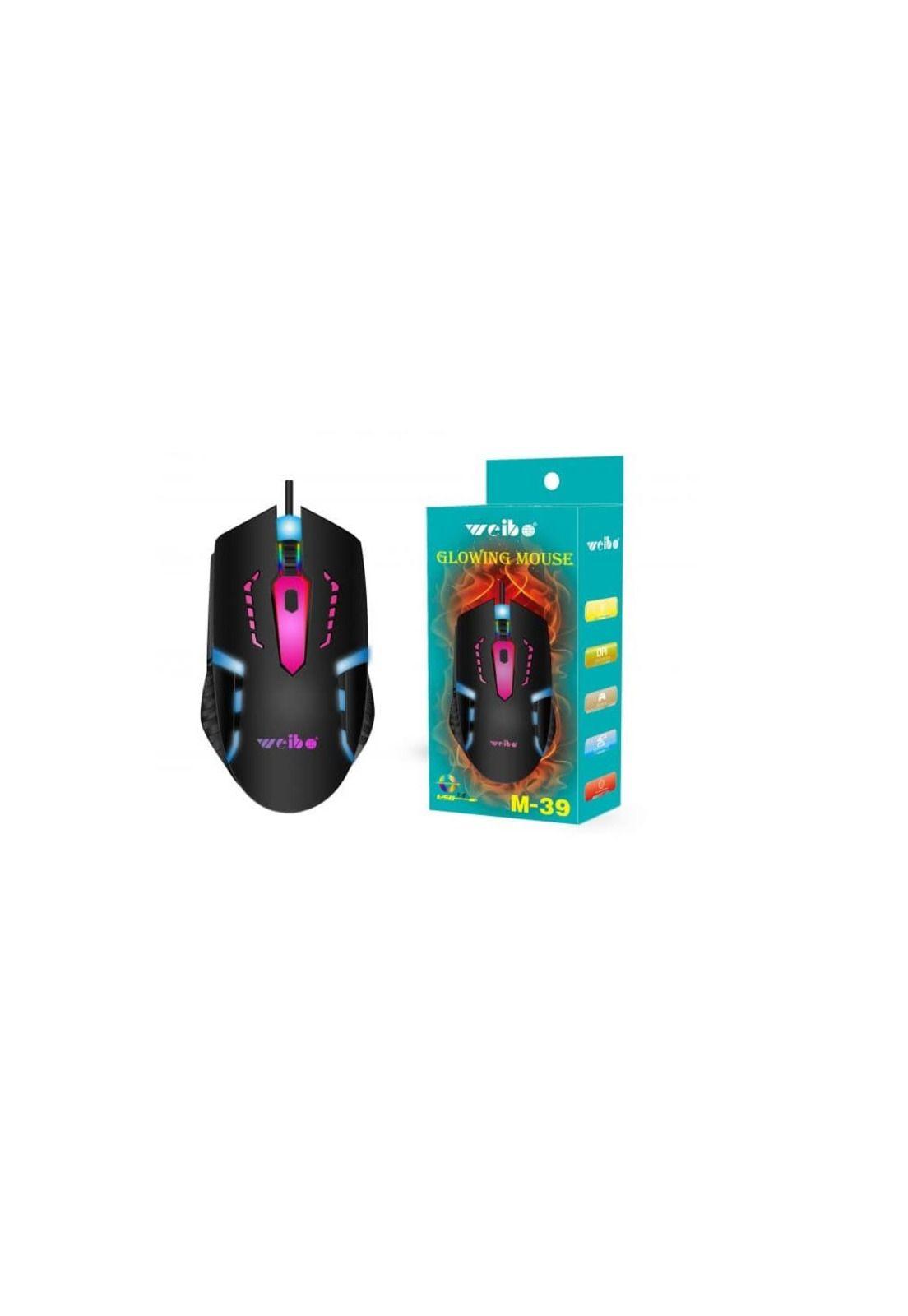 Mouse Gamer M39 3200 Dpi 3 Botones Iluminado-1