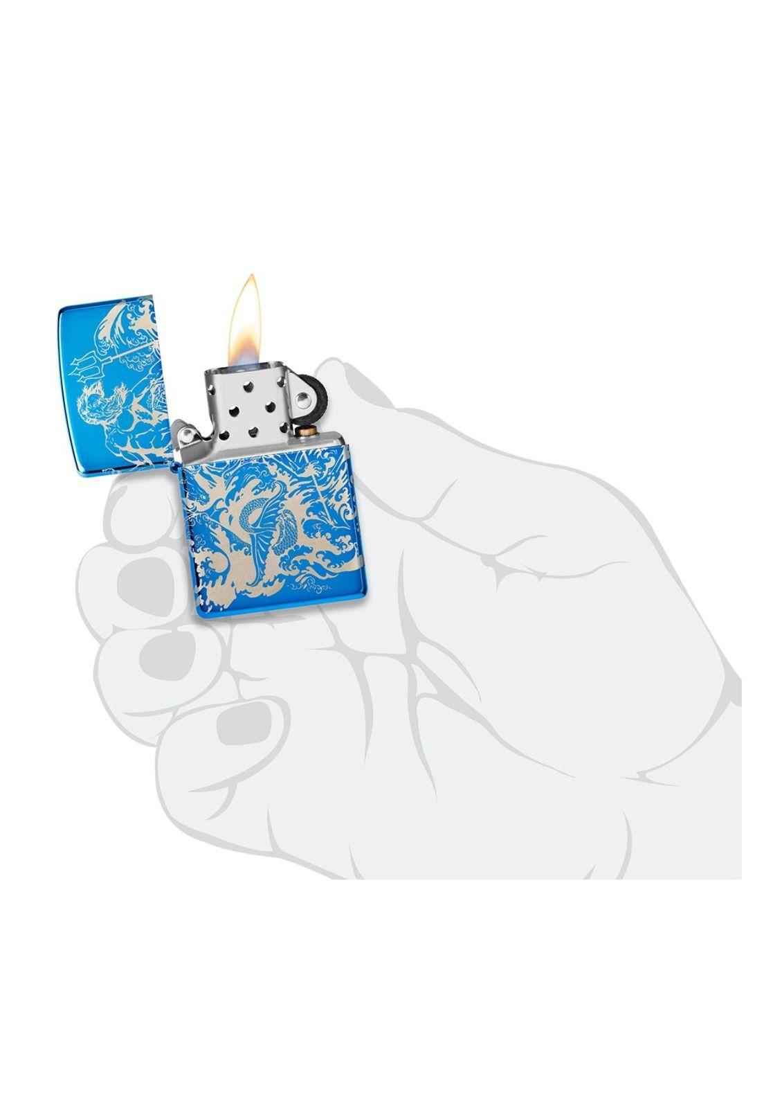 Encendedor Zippo Atlantis Design Azul ZP48787-4