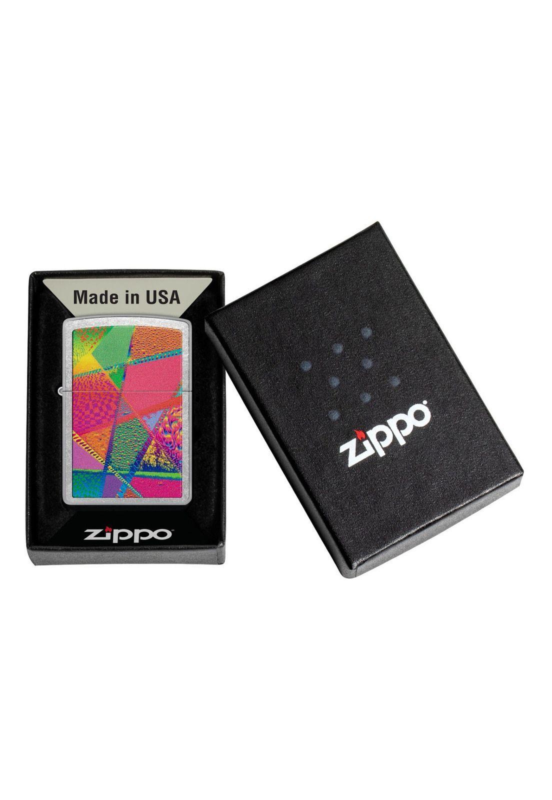 Encendedor Zippo Retro Pattern Design Plateado ZP48498-5