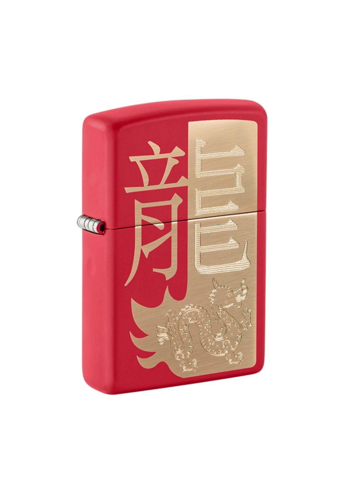 Encendedor Zippo Year Of The Dragon Design Rojo ZP48769 (Talle:Tamaño Único)-2