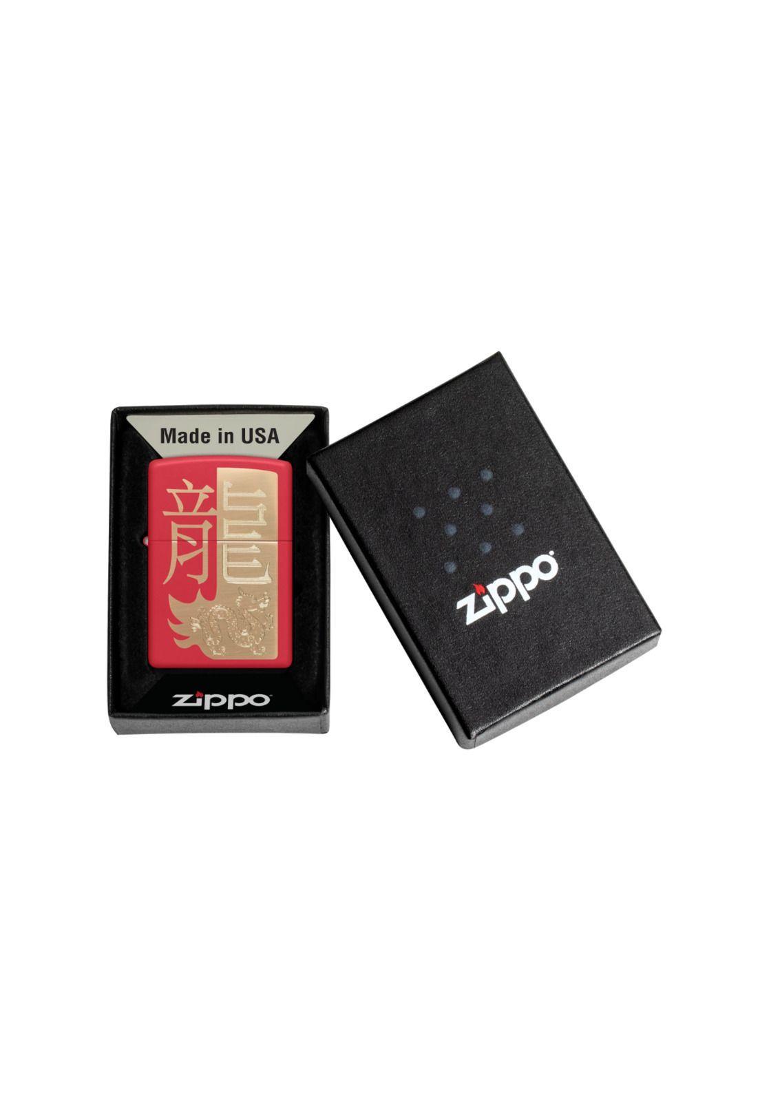 Encendedor Zippo Year Of The Dragon Design Rojo ZP48769 (Talle:Tamaño Único)-3