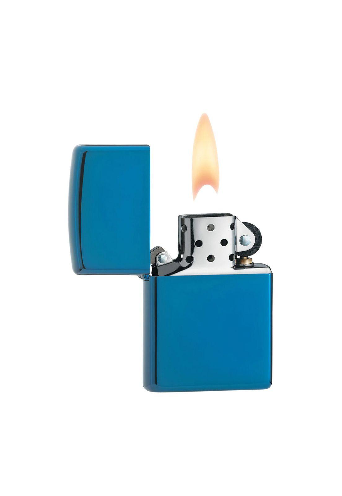 Encendedor Zippo High Polish Sapphire Blue Azul ZP20446-3