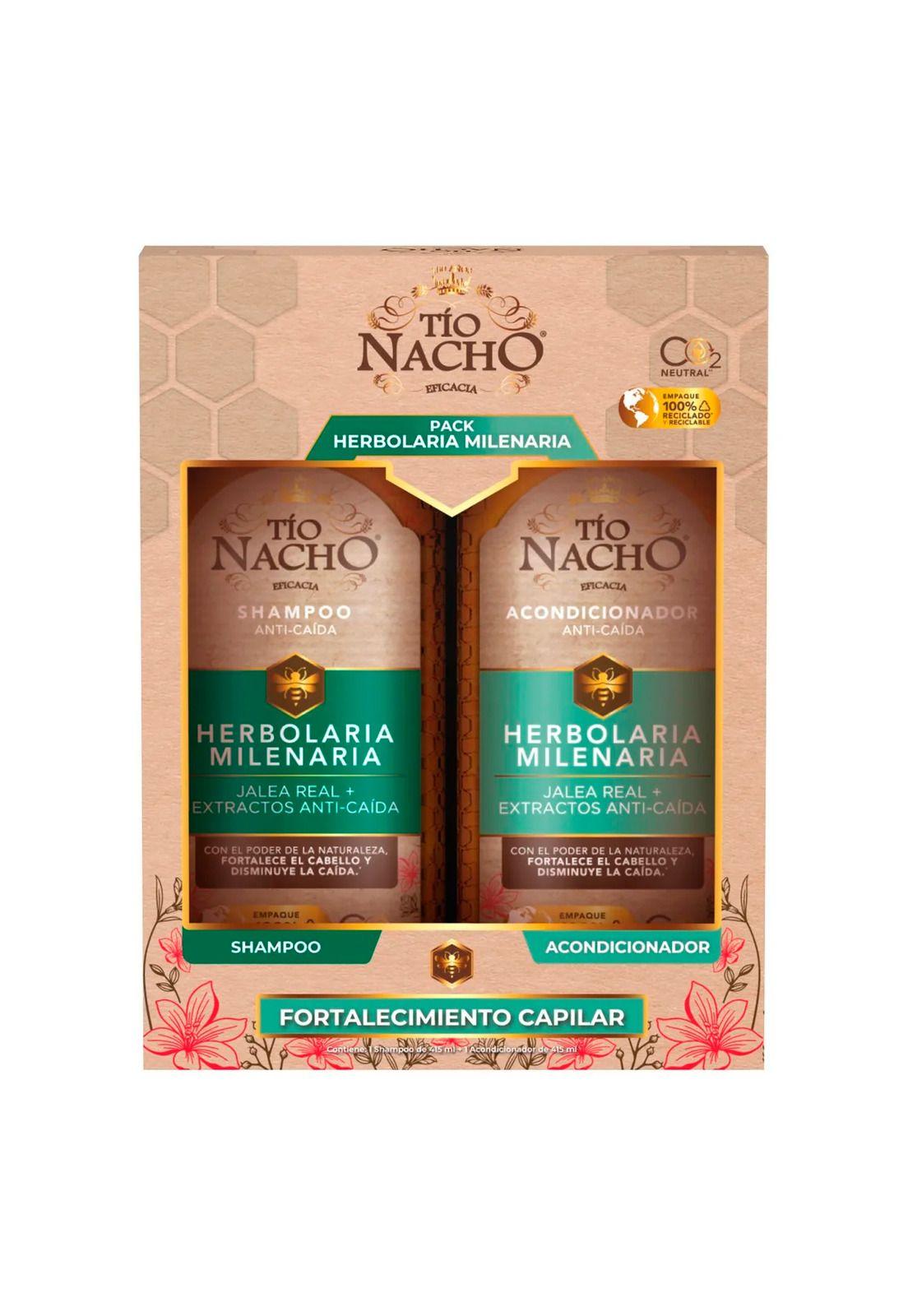 Tío Nacho Herbolaria Pack Shampoo + Acondicionador 415ml C/u-0