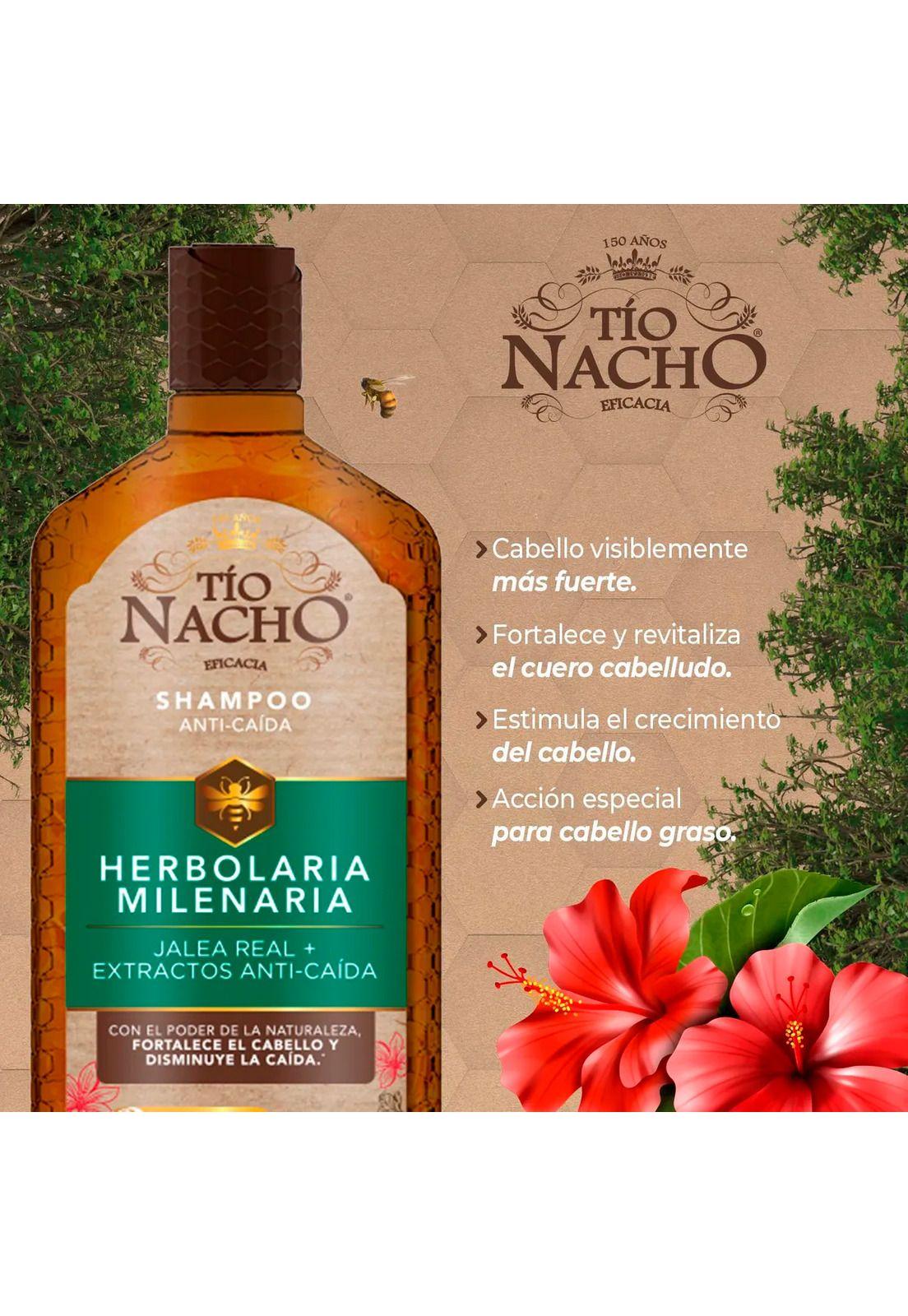 Tío Nacho Herbolaria Pack Shampoo + Acondicionador 415ml C/u-4