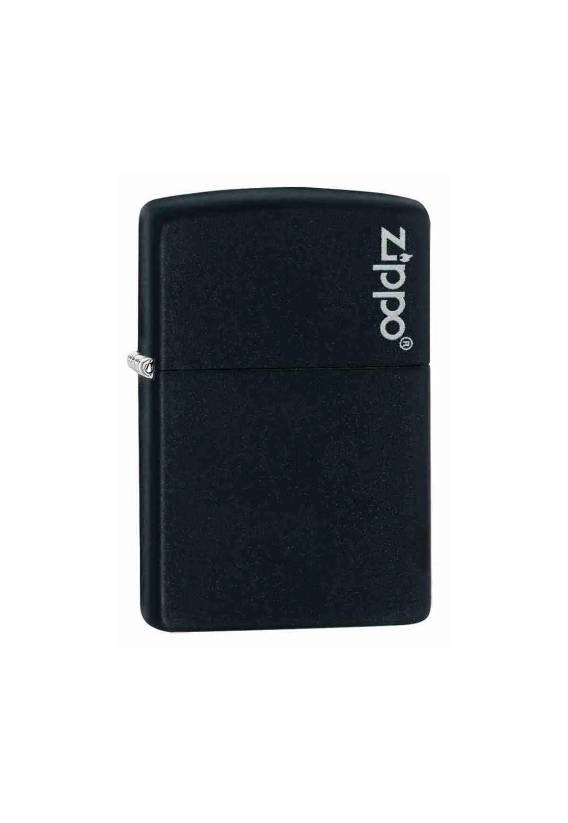Encendedor Zippo Classic Black Matte Logo ZP218ZL (Talle:Tamaño Único)-0