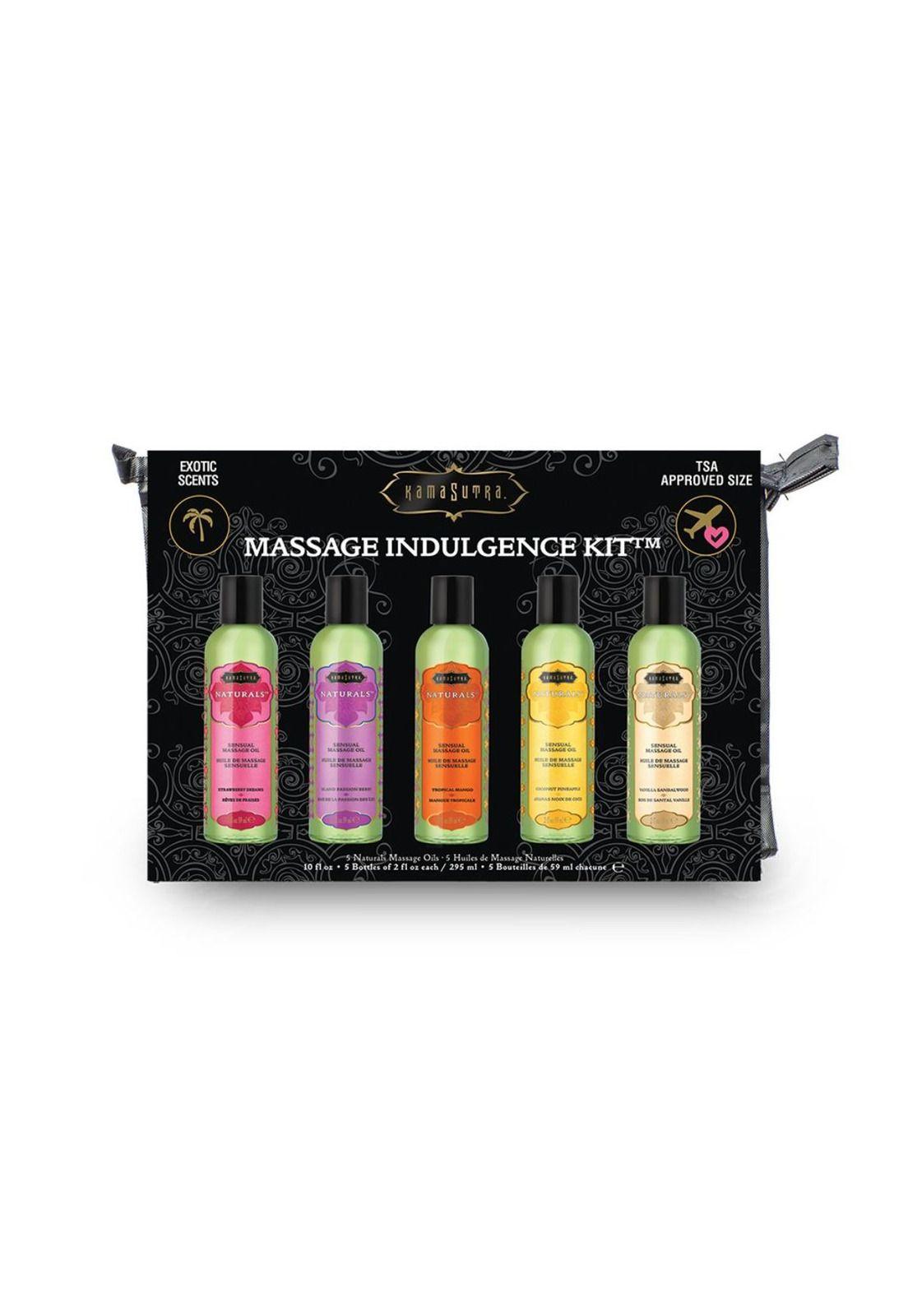 Aceites De Masaje Kamasutra Kit 5 Unidades Sabores-0