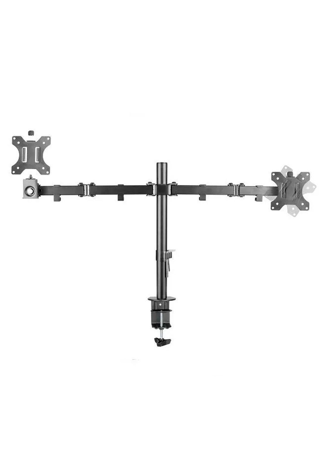 Soporte Monitor Doble Escritorio Articulado 13-32" HC-024N Premium-2