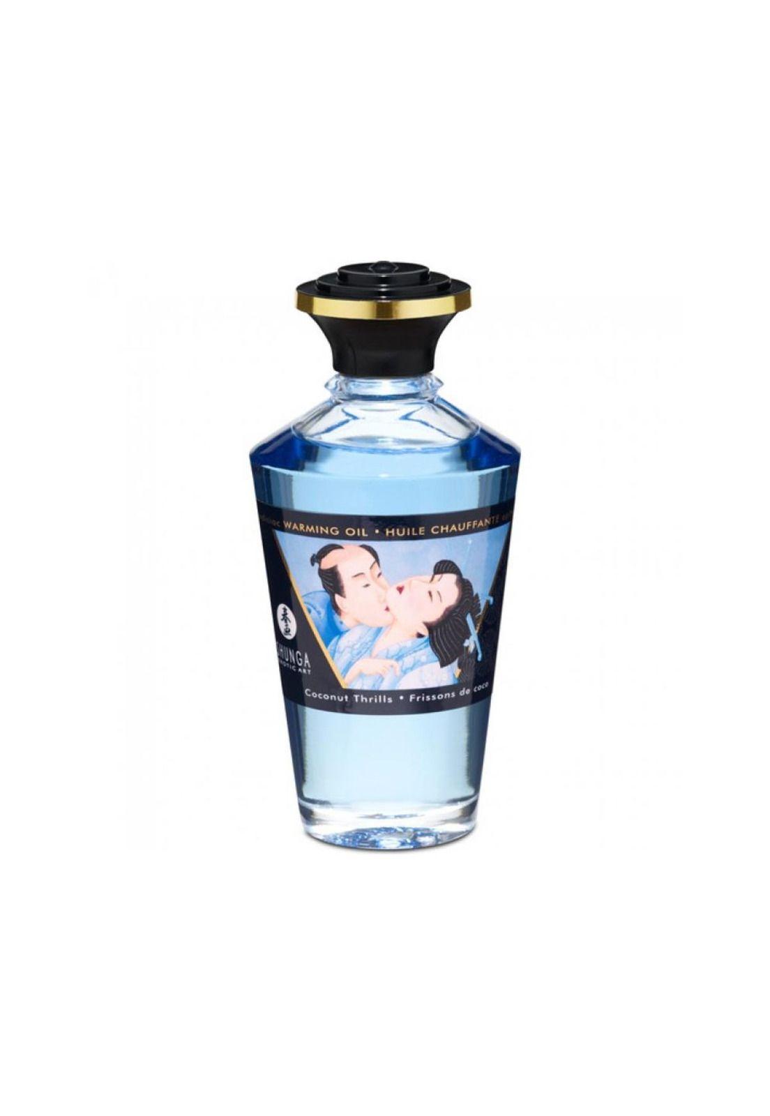 Aceite Lubricante Para Masajes Afrodisiaco Coco Shunga-1