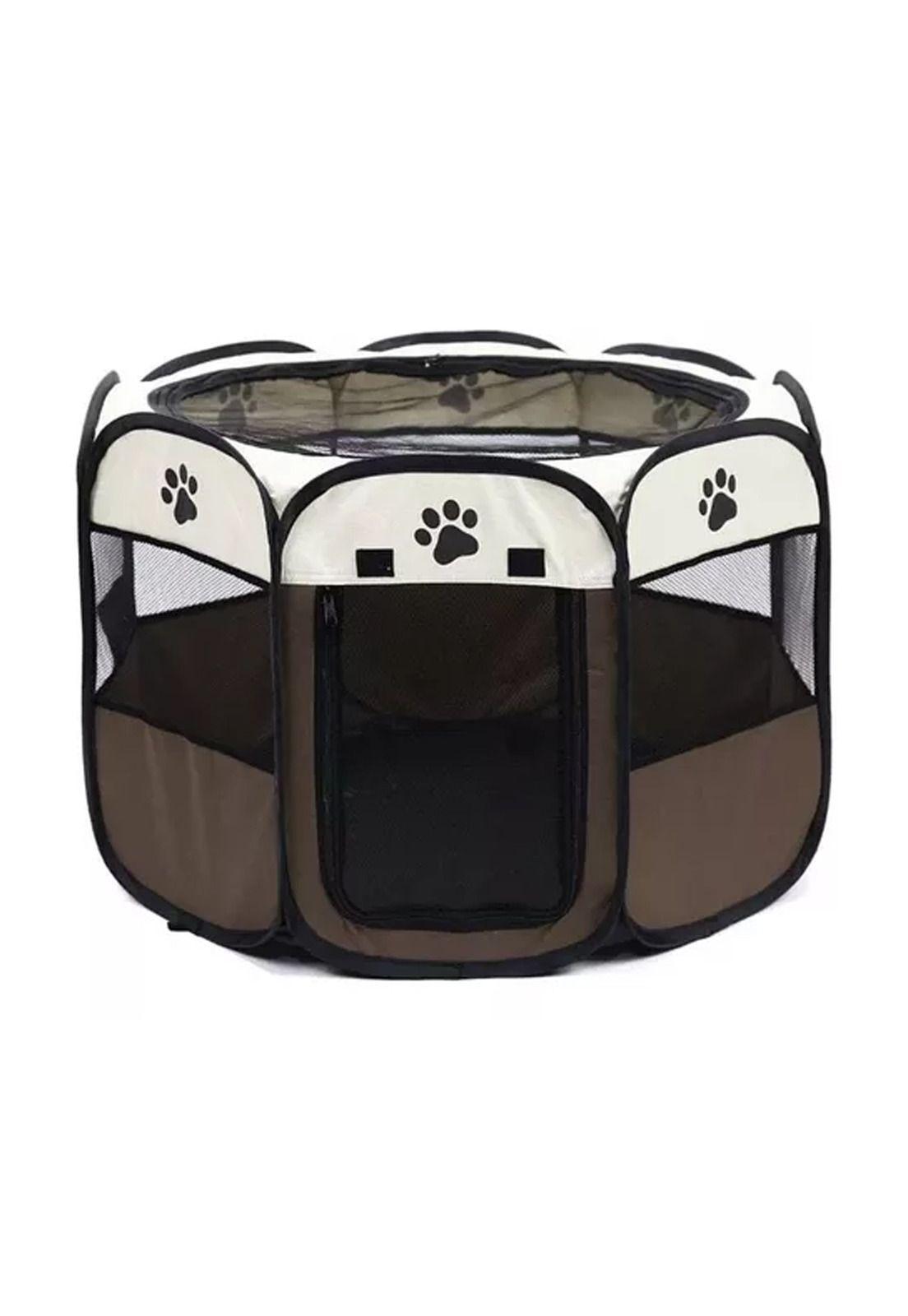 Corral para Mascota Perro Gato Roedores Talla L Cafe-0